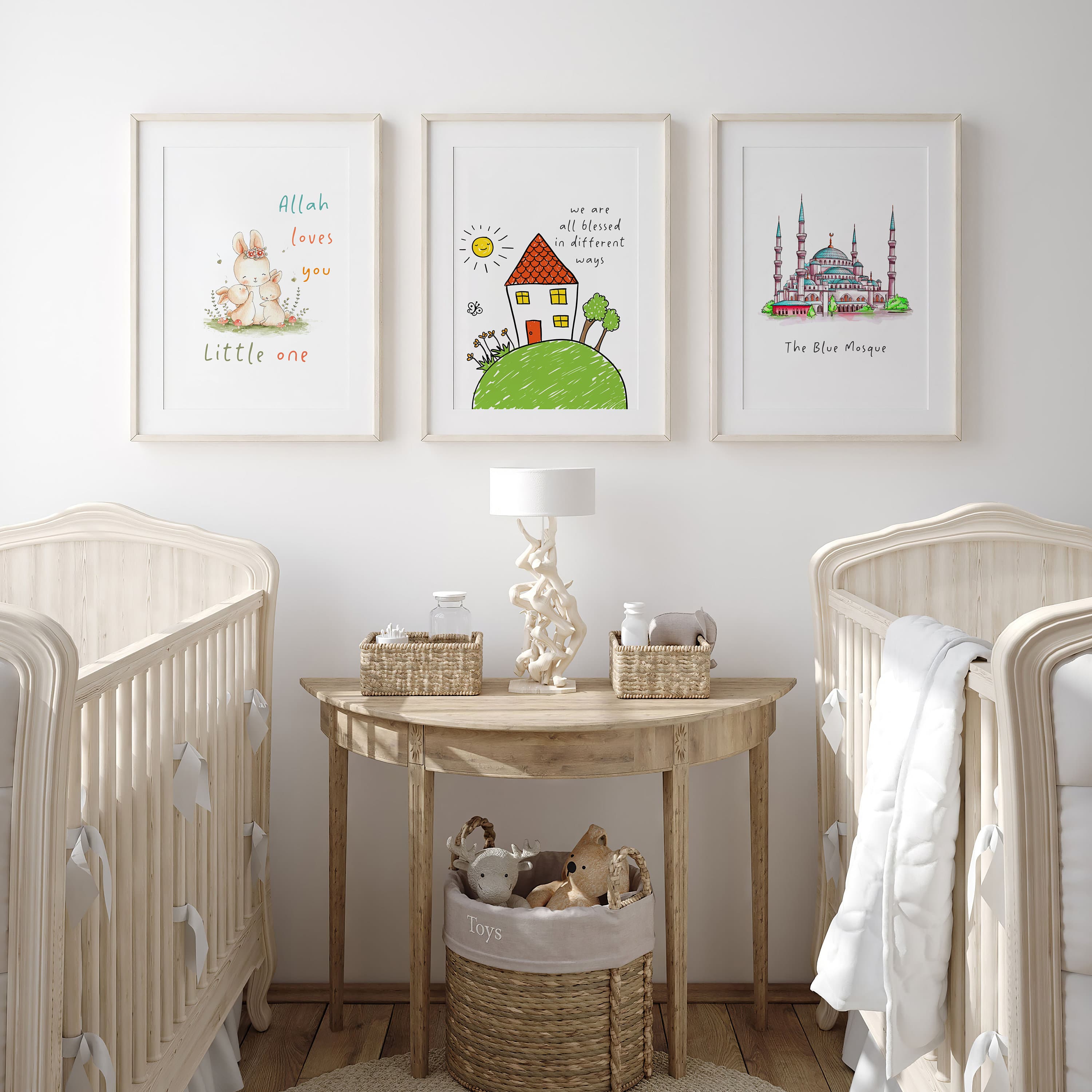 Islamic_nursery_wall_art_set
Bohemian_style_kids_room_art
Muslim_childrens_room_decorations
