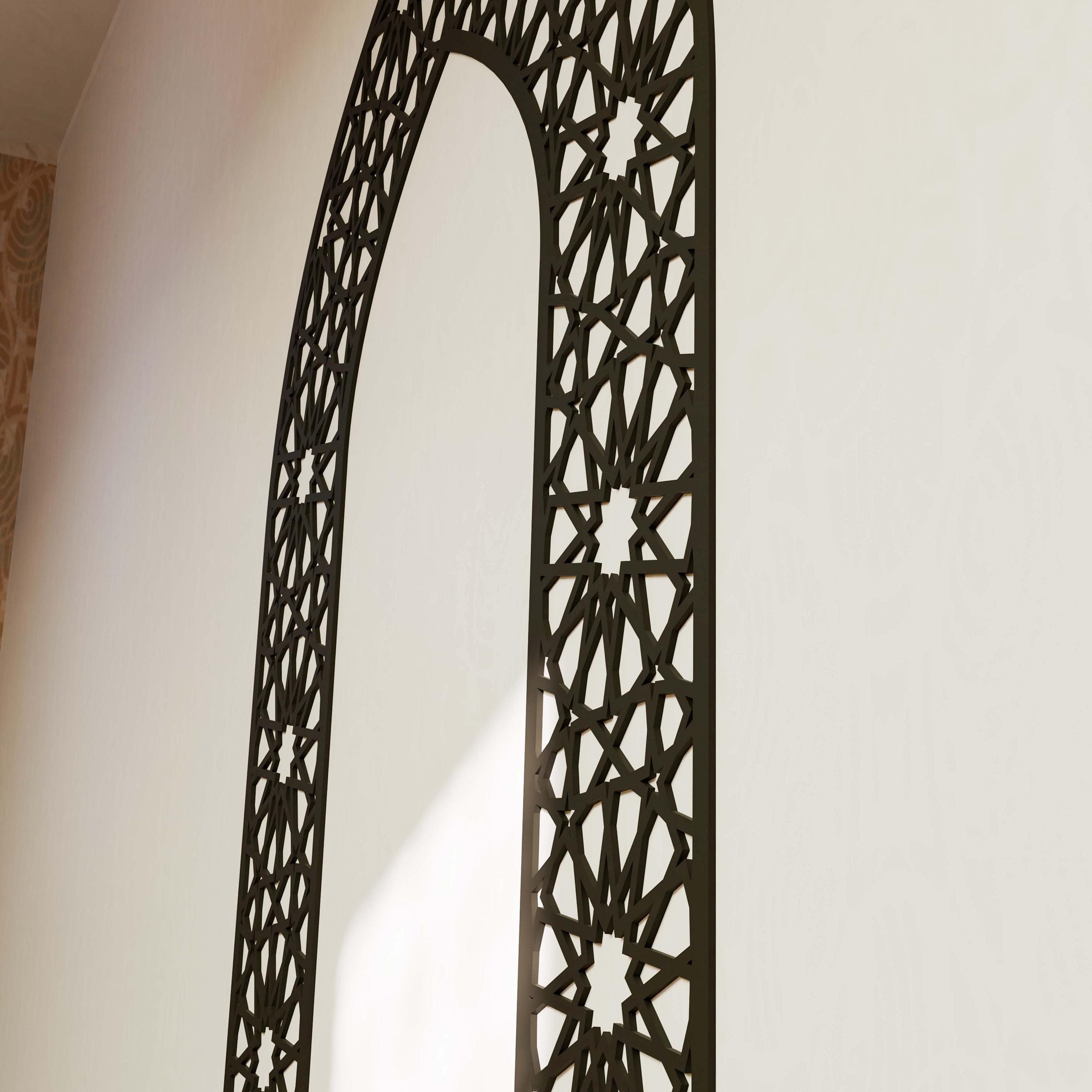 Wooden Mihrab Islamic Wall Art Mehraab for Muslim Prayer Room Ramadan Decoration Moroccan Decorative Panel Eid Gift - image 3
