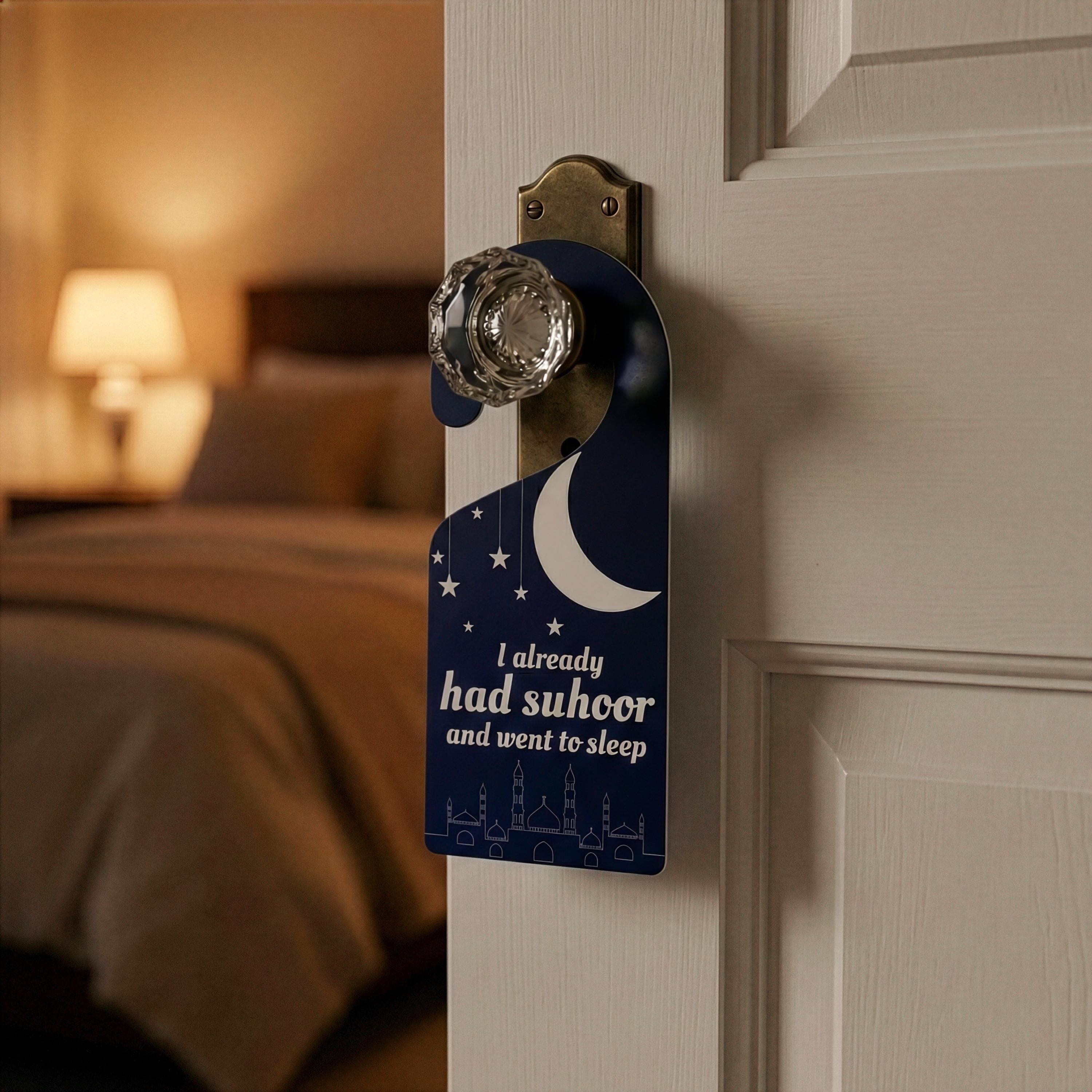 Ramadan Door Sign Wake Me Up For Suhoor Door Hanger Kids Room Decor Islamic Gifts - image 5