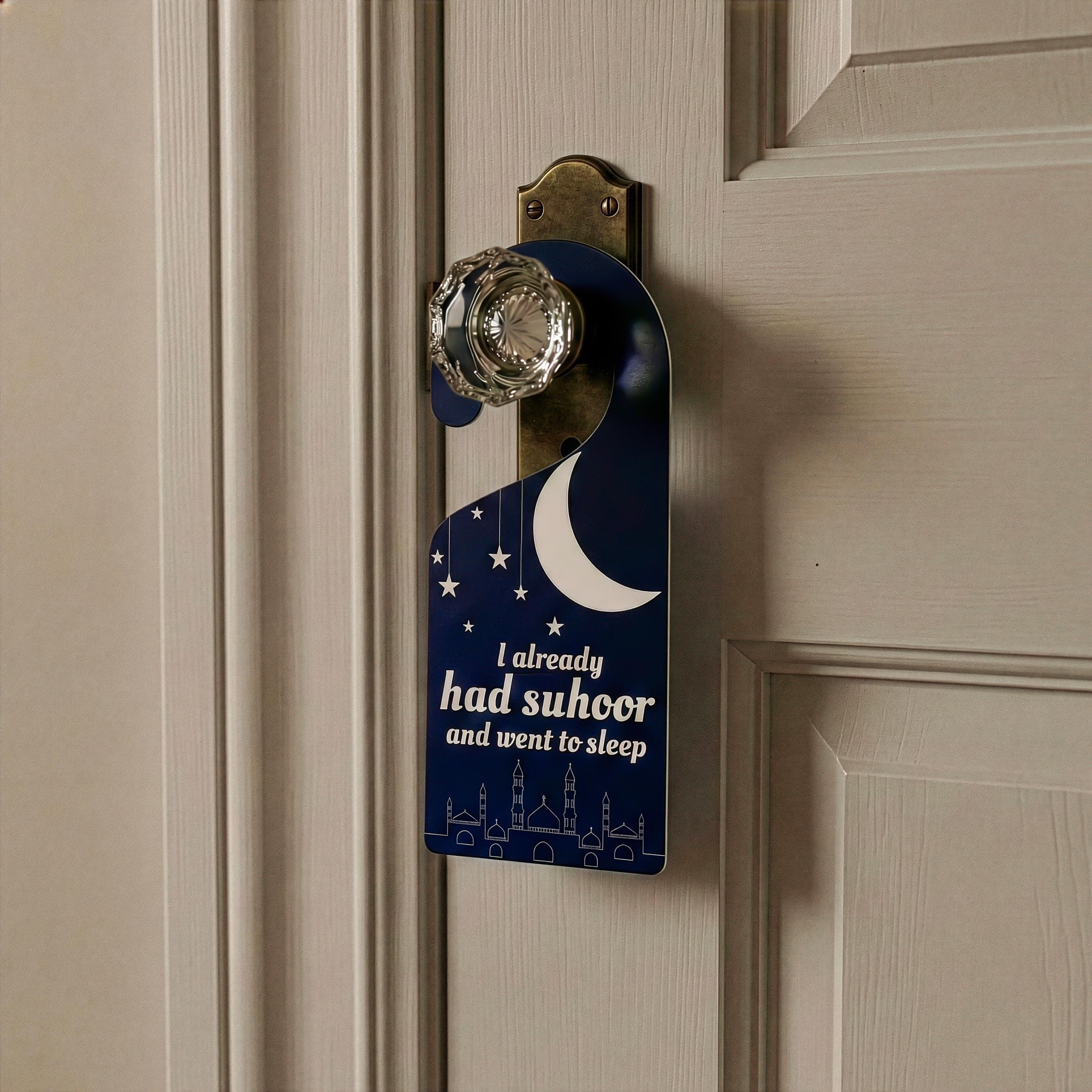 Ramadan Door Sign Wake Me Up For Suhoor Door Hanger Kids Room Decor Islamic Gifts - image 4