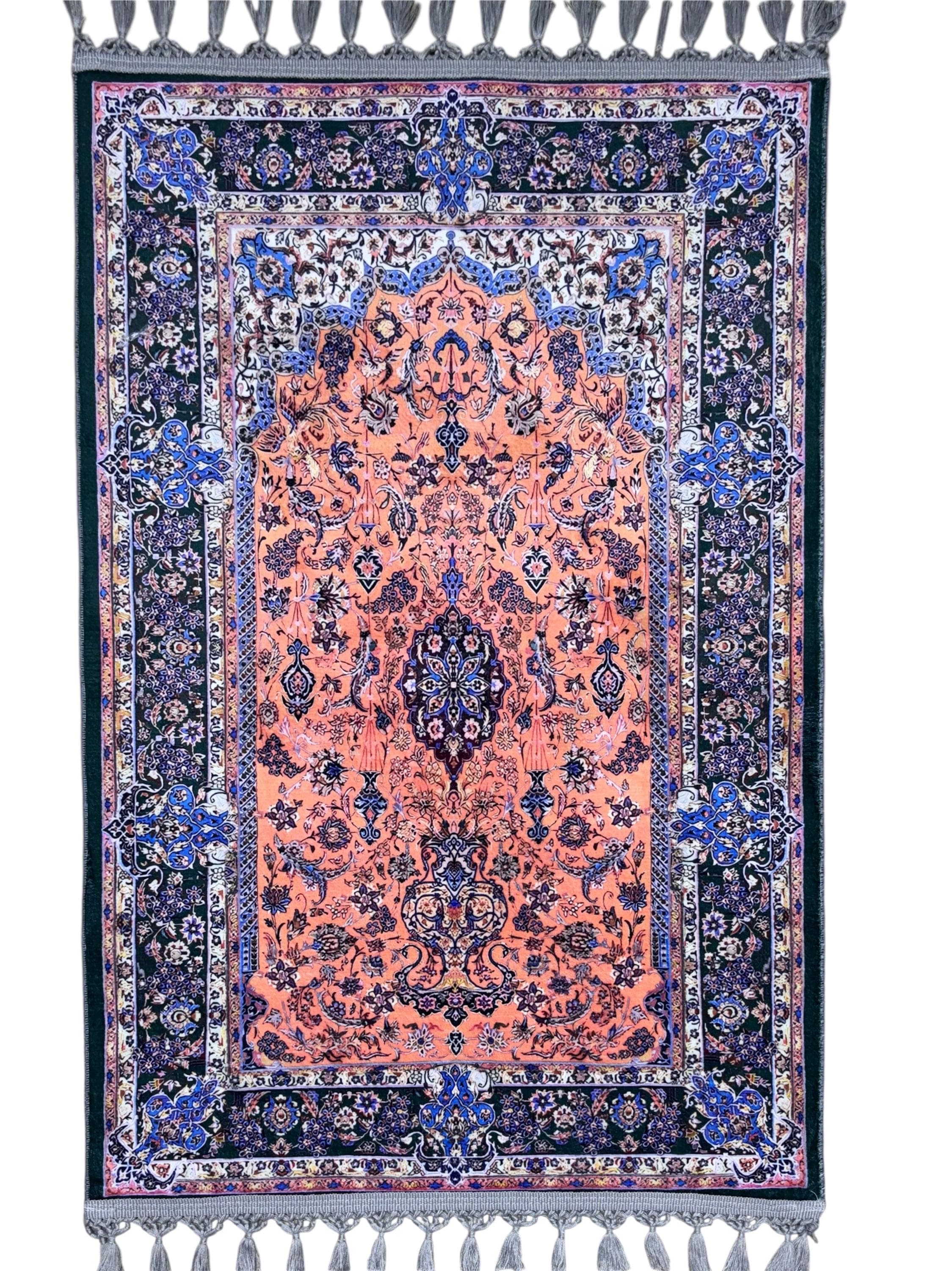 Customizable Muslim Prayer Rug , Islamic Gift, Ramadan Decor - muslims islamic for Her mat- - image 3