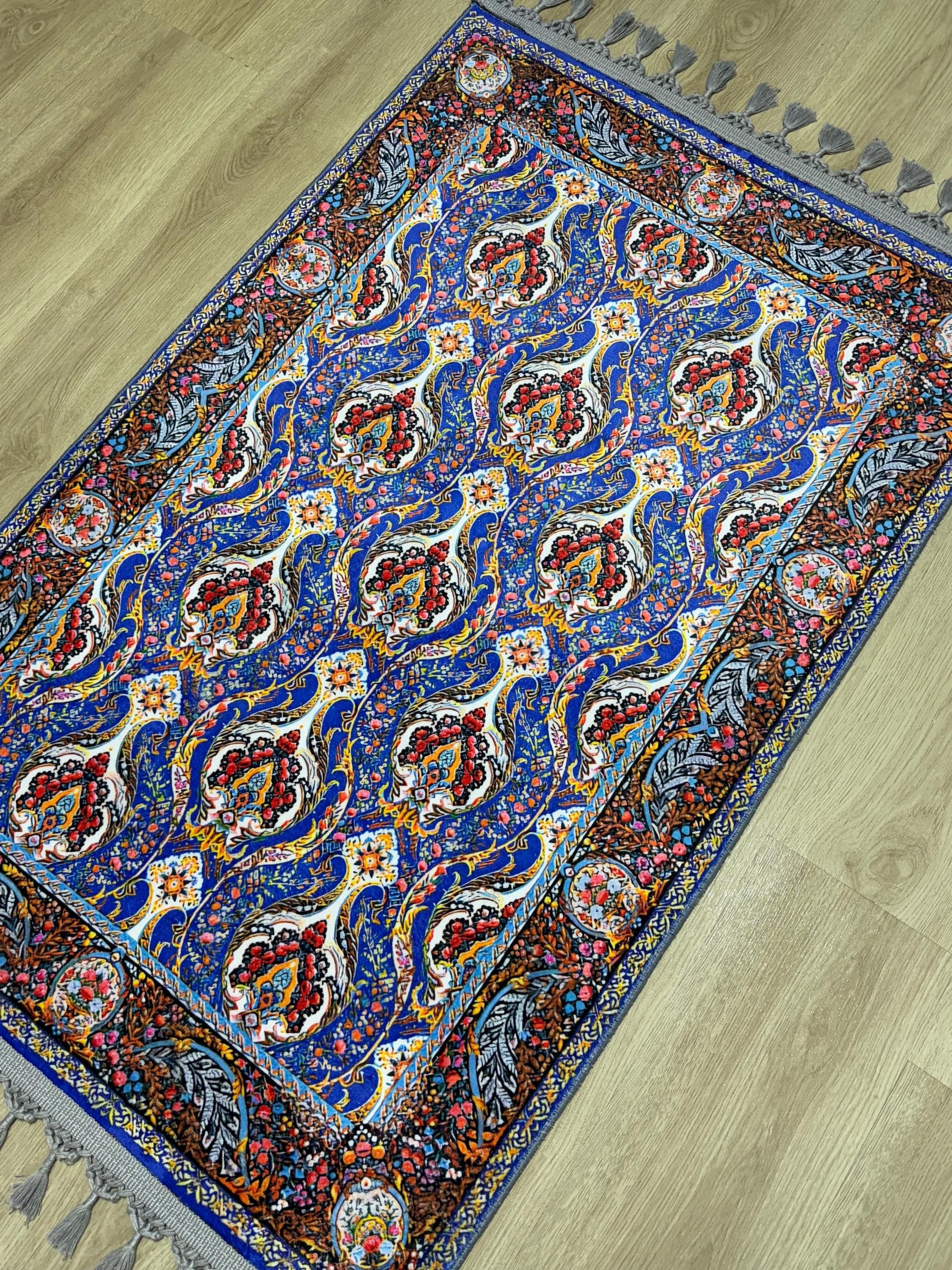 ottomanTurkish Prayer Rug , Multicolor Islamic  Mat , Ramadan İslamic Gift - Muslims Mat - Her His Carpet