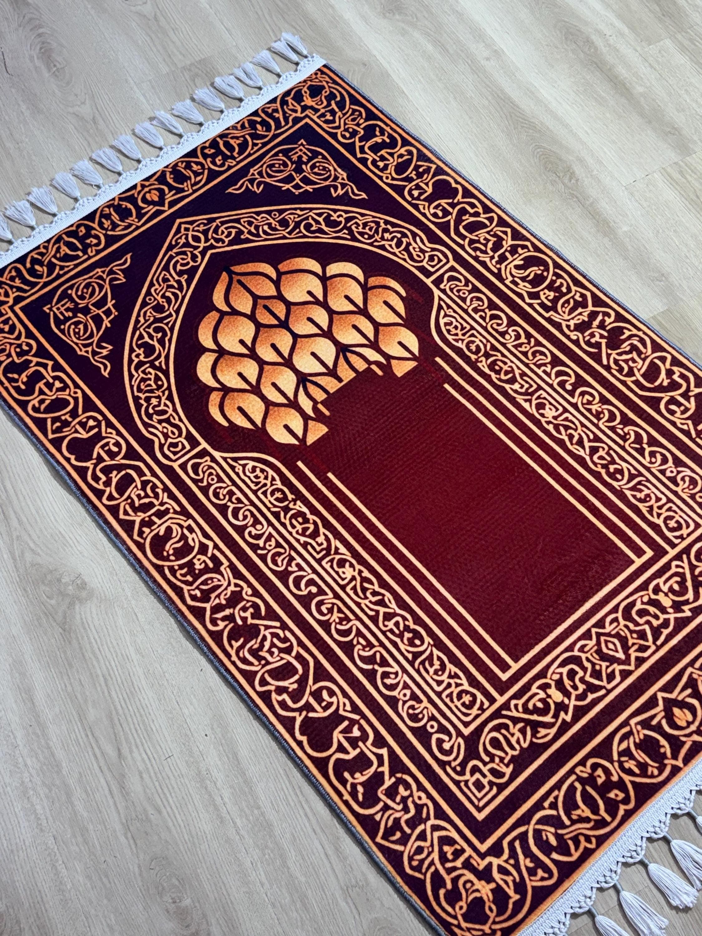 Mihrab Turkish Prayer Rug , Sejadah , Janamaz -Ramadan Eid Wedding Gift - Gebetsteppich, Custom Mat