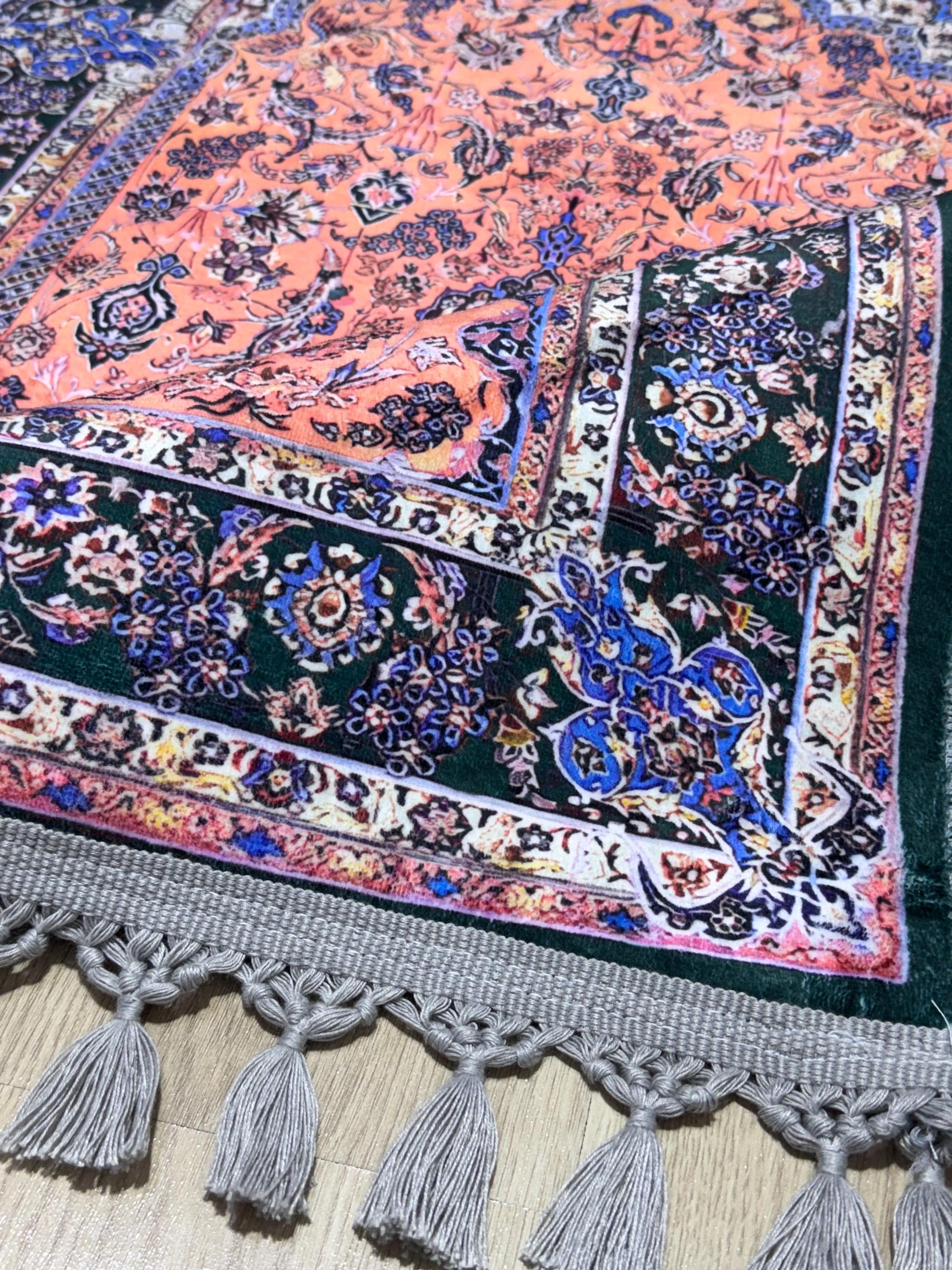 Customizable Muslim Prayer Rug , Islamic Gift, Ramadan Decor - muslims islamic for Her mat- - image 5
