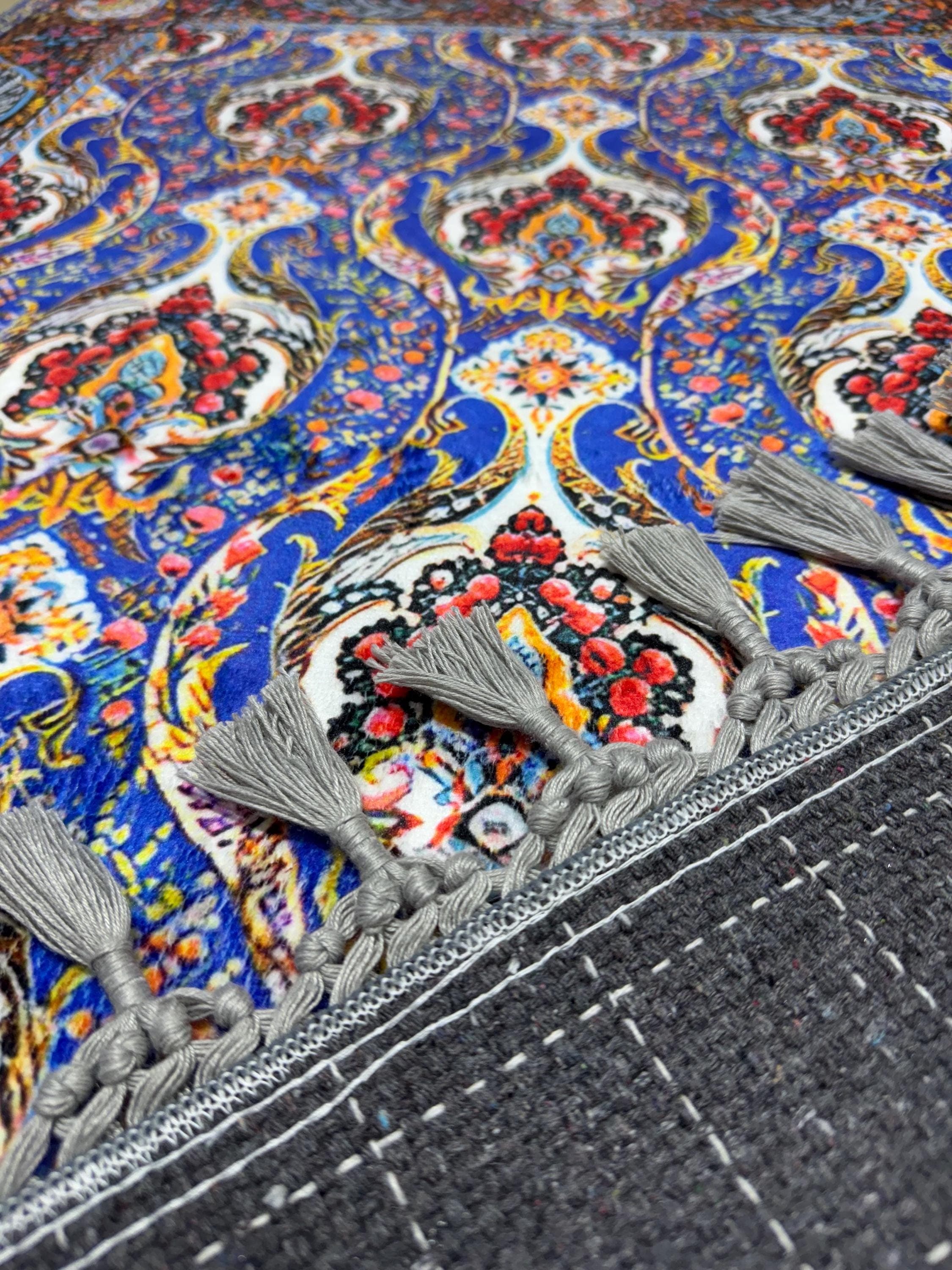 ottomanTurkish Prayer Rug , Multicolor Islamic Mat , Ramadan İslamic Gift - Muslims Mat - Her His Carpet - image 5