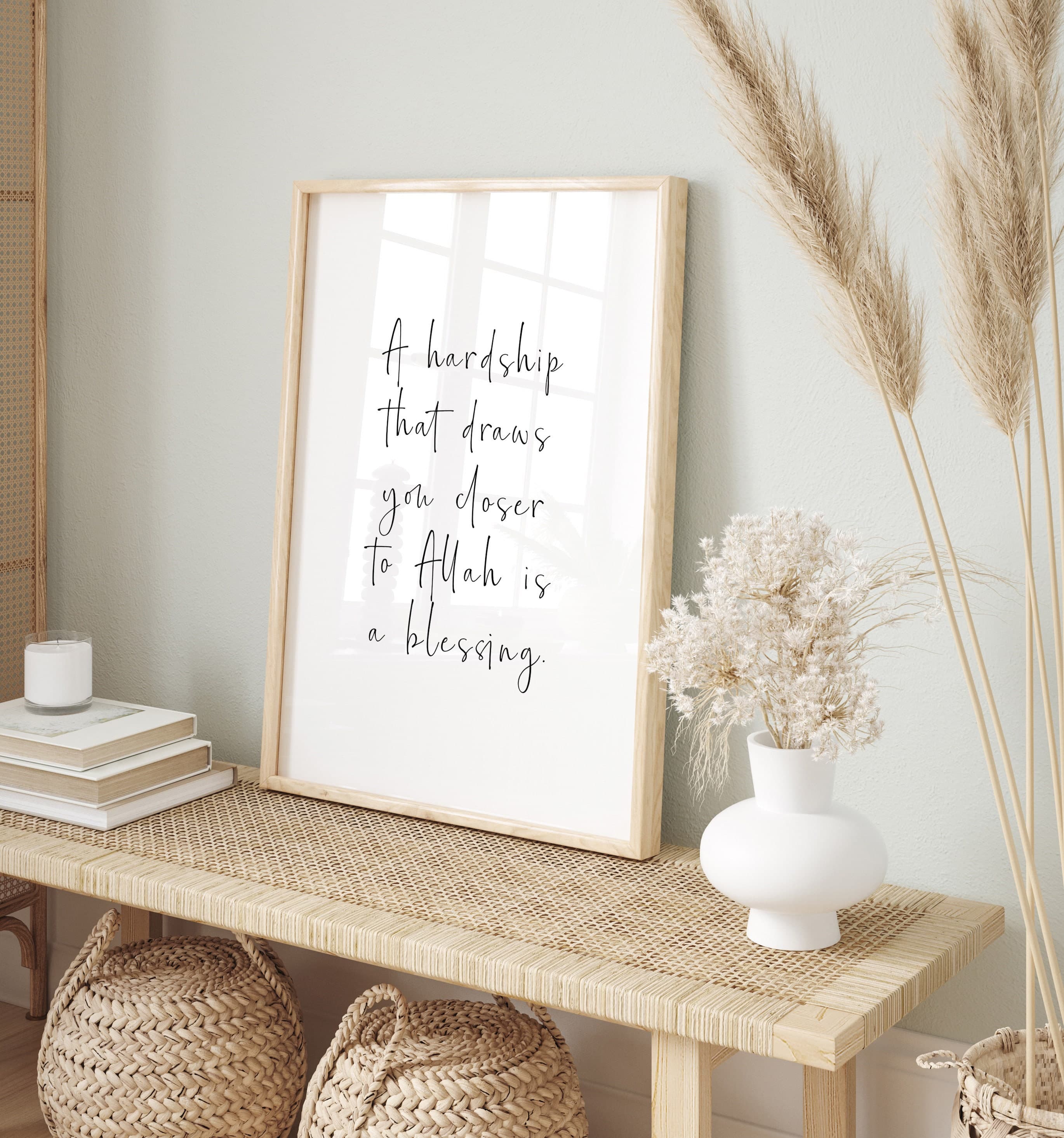 Islamic Wall Art, Inspirational Islamic Minimalist Muslim Wall Art, Islamic Gifts, Motivational Printable Art, Islamic Quote Poster - image 4