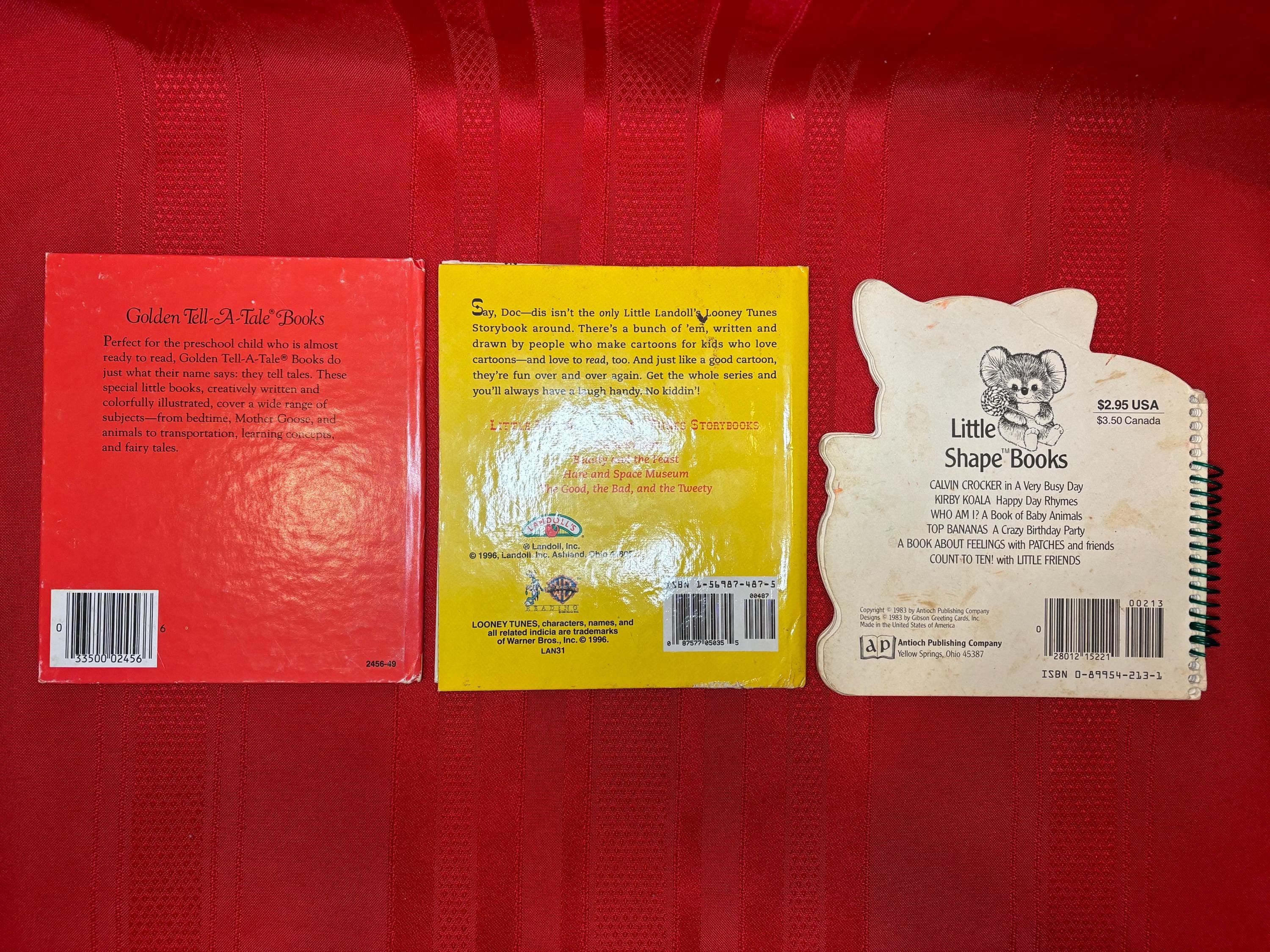 Vintage Children’s Book Bundle, Pinocchio, The Good, The Bad, and The Tweety, and Who Am I? Hardcover Books, - image 3