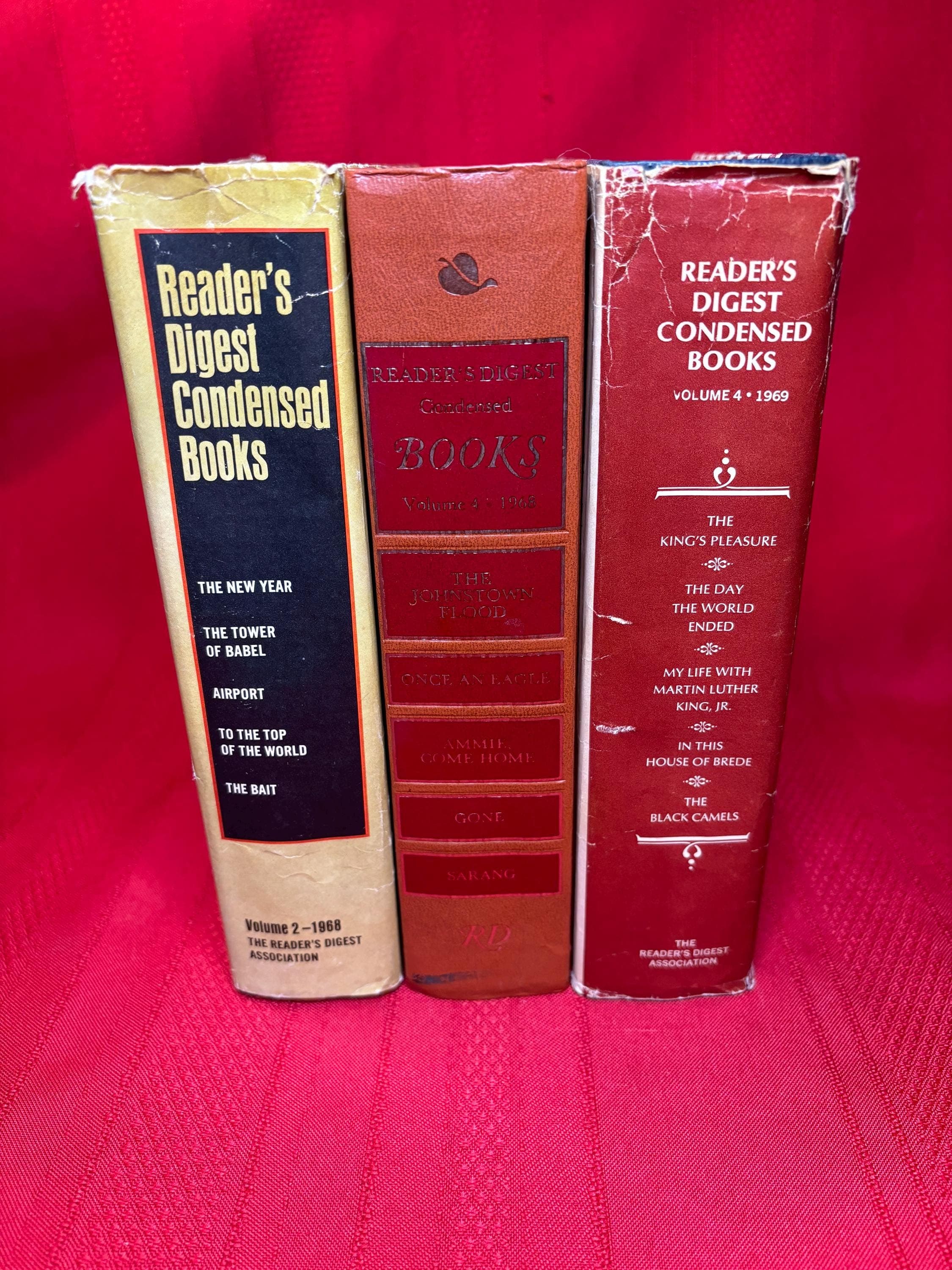 Reader’s Digest Condensed Books, Book Bundle, First Editions, Hardcover Books, Spring 1968, Autumn 1968, Autumn 1969,