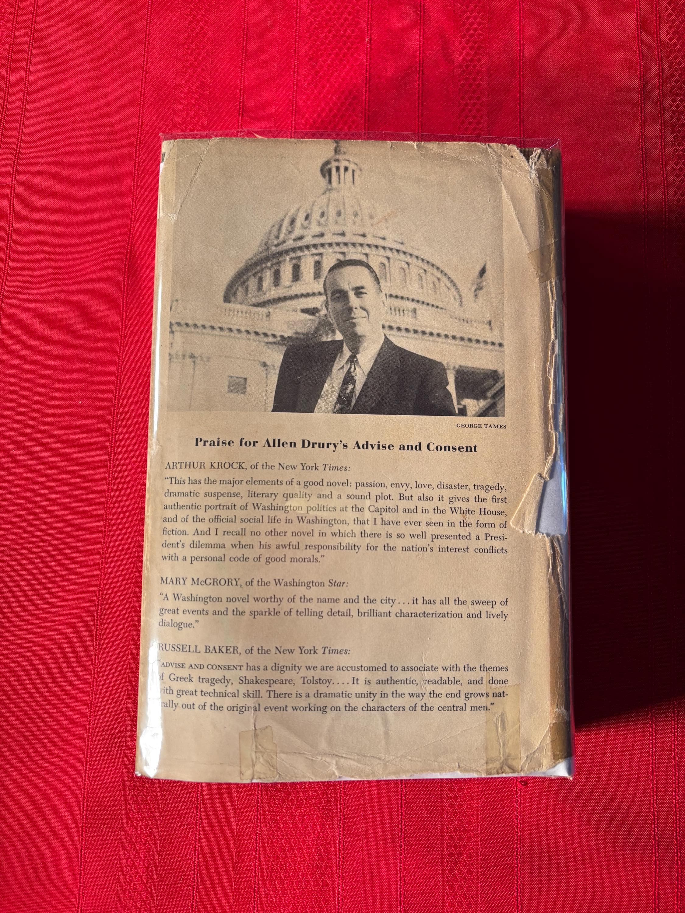 Advise and Consent, by Allen Drury, First Edition, Hardcover Book, 1959 - image 4