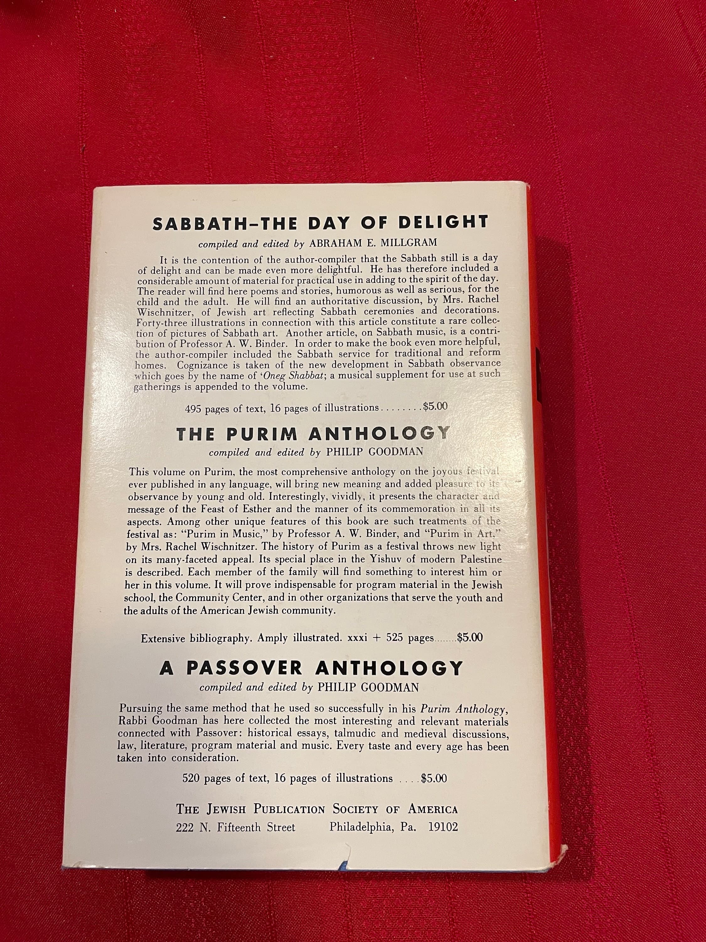 Hanukkah, by Emily Solis Cohen, First Edition, Ninth Impression, 1973 - image 4