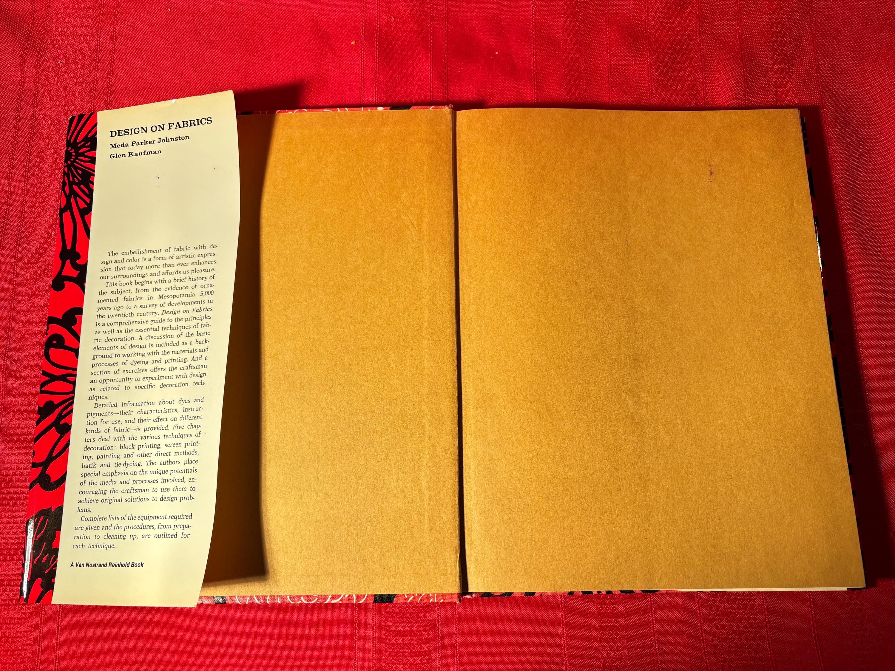 Design On Fabrics, by Meda Parker Johnson and Glen Kaufman, Hardcover Book, 1967 - image 5