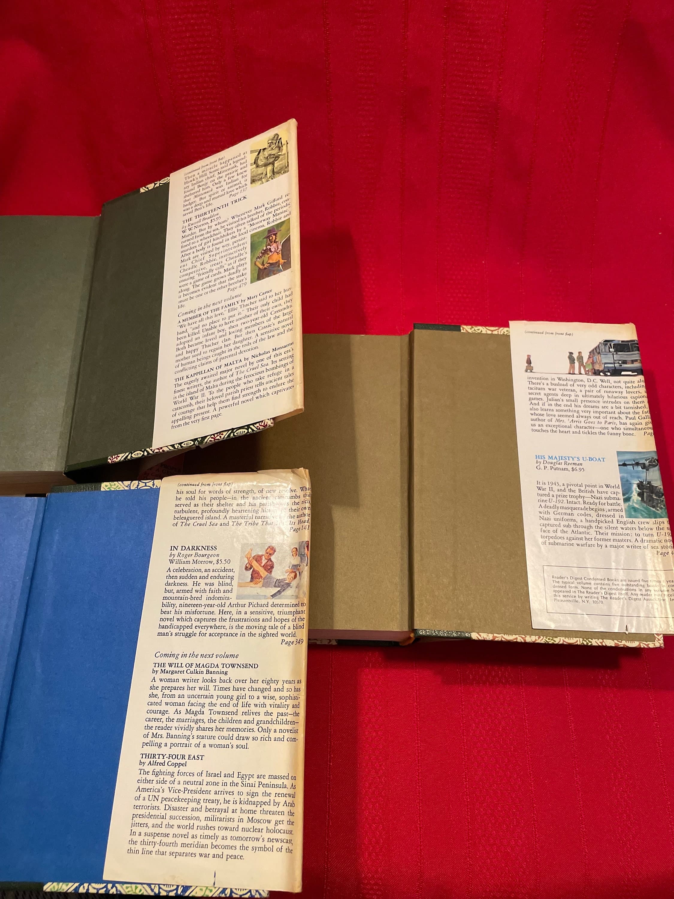 Reader’s Digest Condensed Books, Book Bundle, First Edition, Hardcover Books, Volume 1, 2, & 4, 1974 - image 4