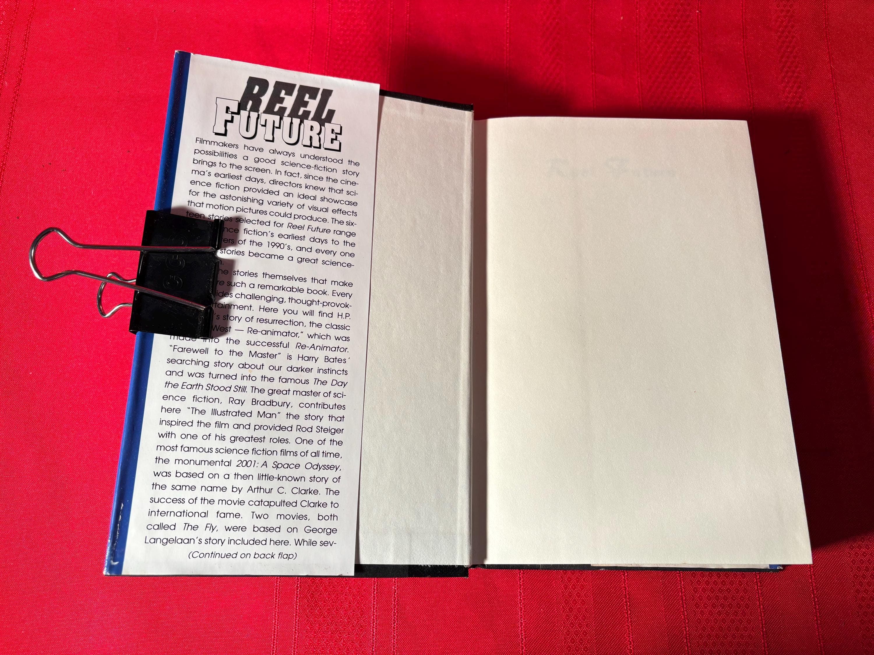 Reel Future, The Stories That Inspired 16 Classic Science Fiction Movies, Edited by Forrest J. Ackerman & Jean Stine, Hardcover Book, 1994 - image 5