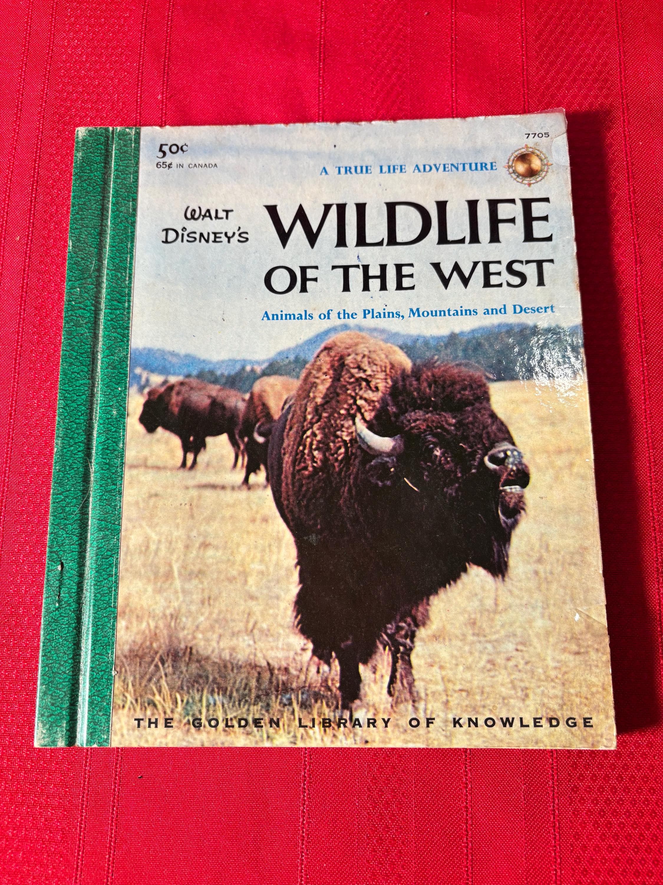 Walt Disney's Wildlife of the West, Animals of the Plains, Mountains and Desert, A True Life Adventure, The Golden Library of Knowledge,