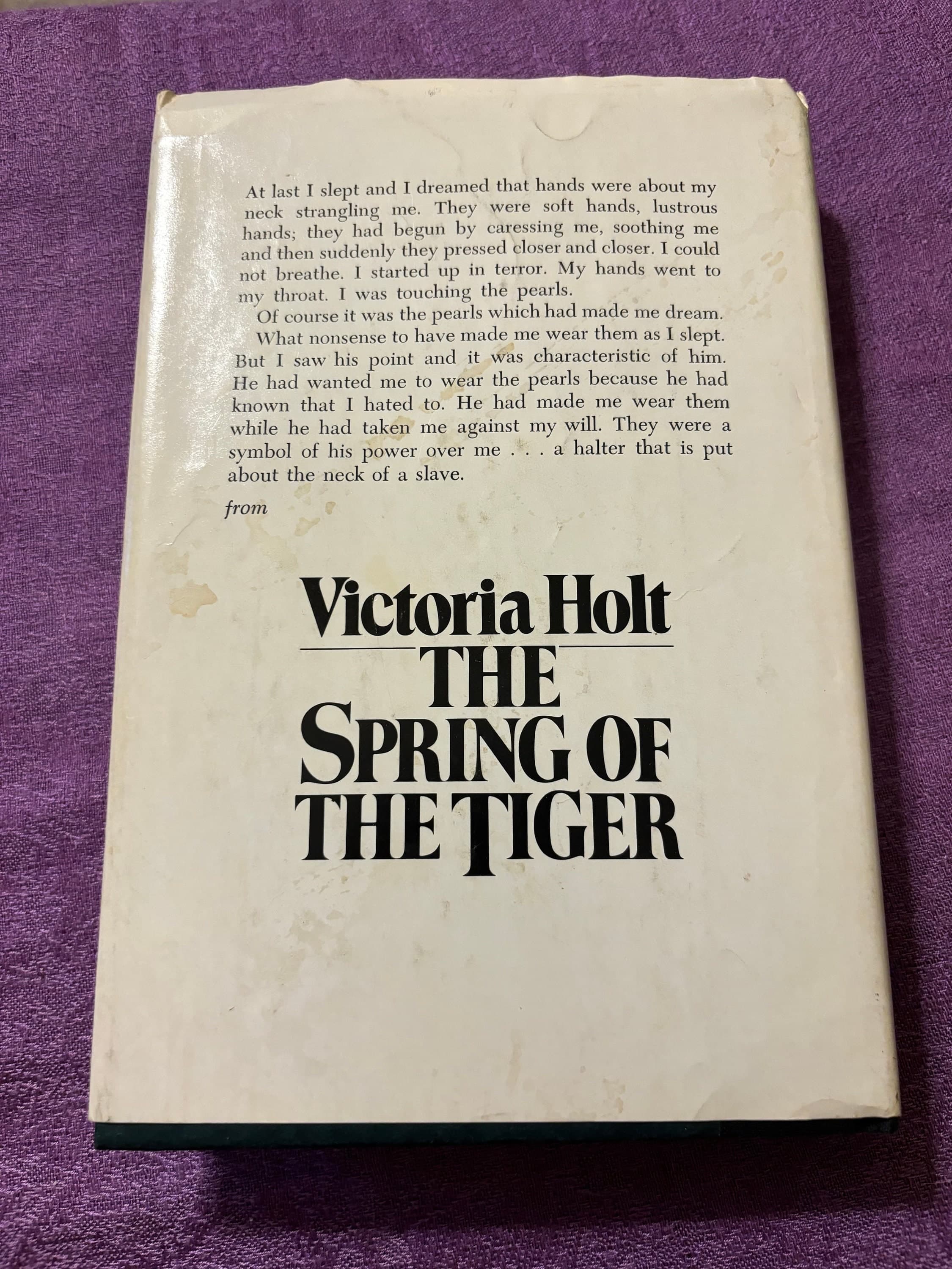 The Spring of The Tiger, by Victoria Holt, Stated First Edition, Hardcover Book, 1979 - image 4