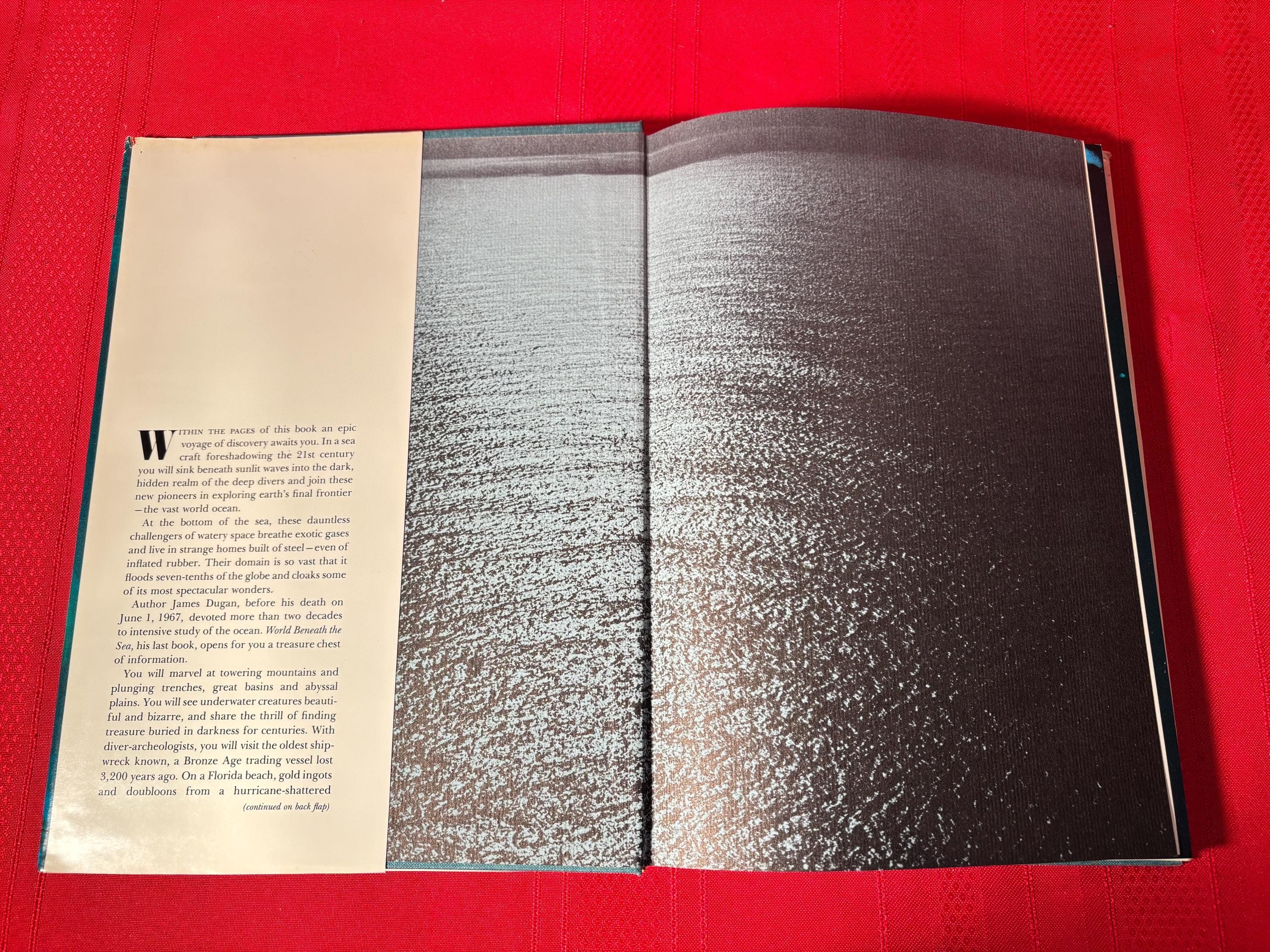 World Beneath the Sea, by James Dugan, The National Geographic Society, Hardcover Book, 1967 - image 5