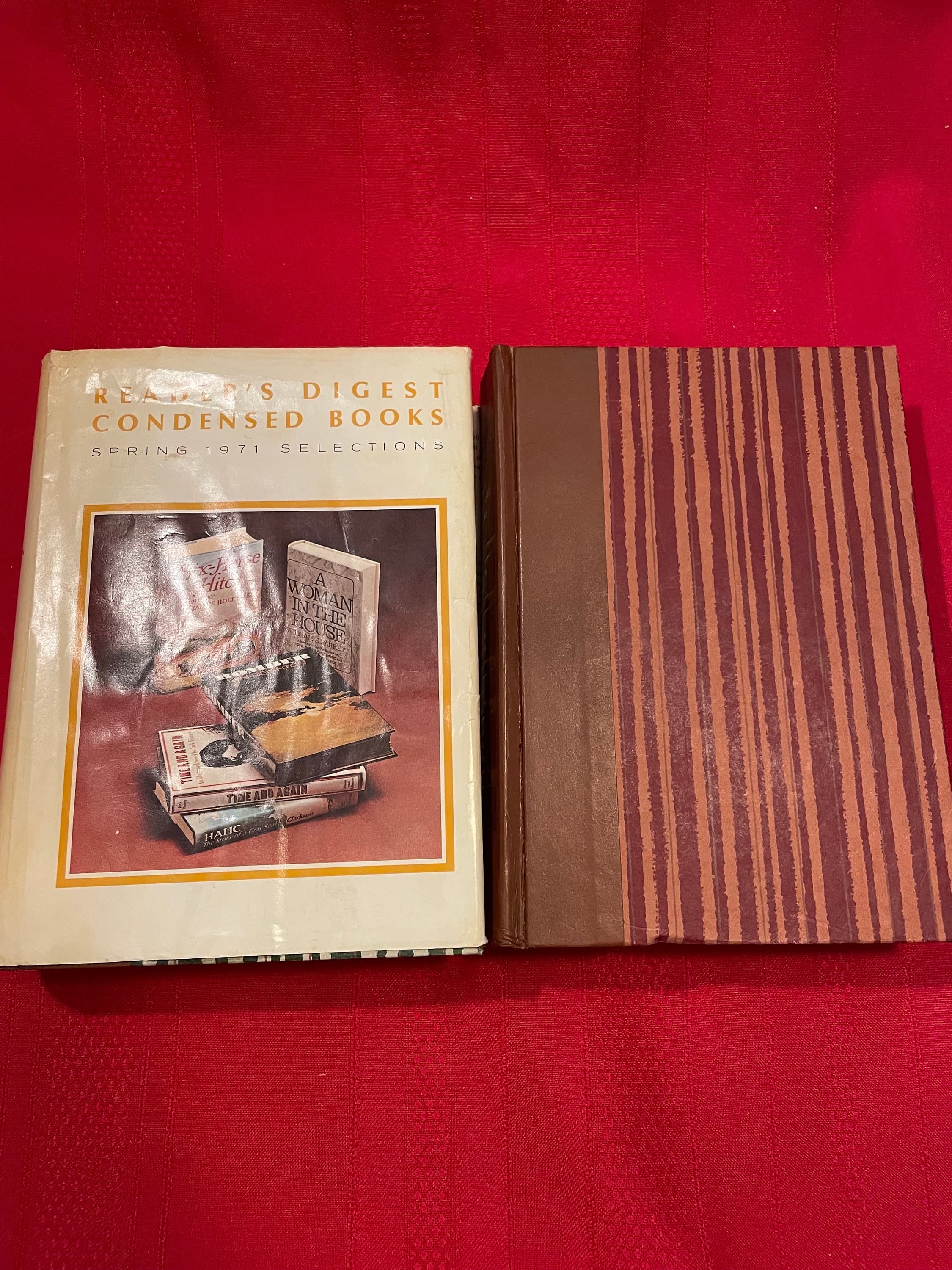 Best Sellers From Readers Digest Condensed Books, First Edition, Hardcover Books, Spring and Autumn 1971