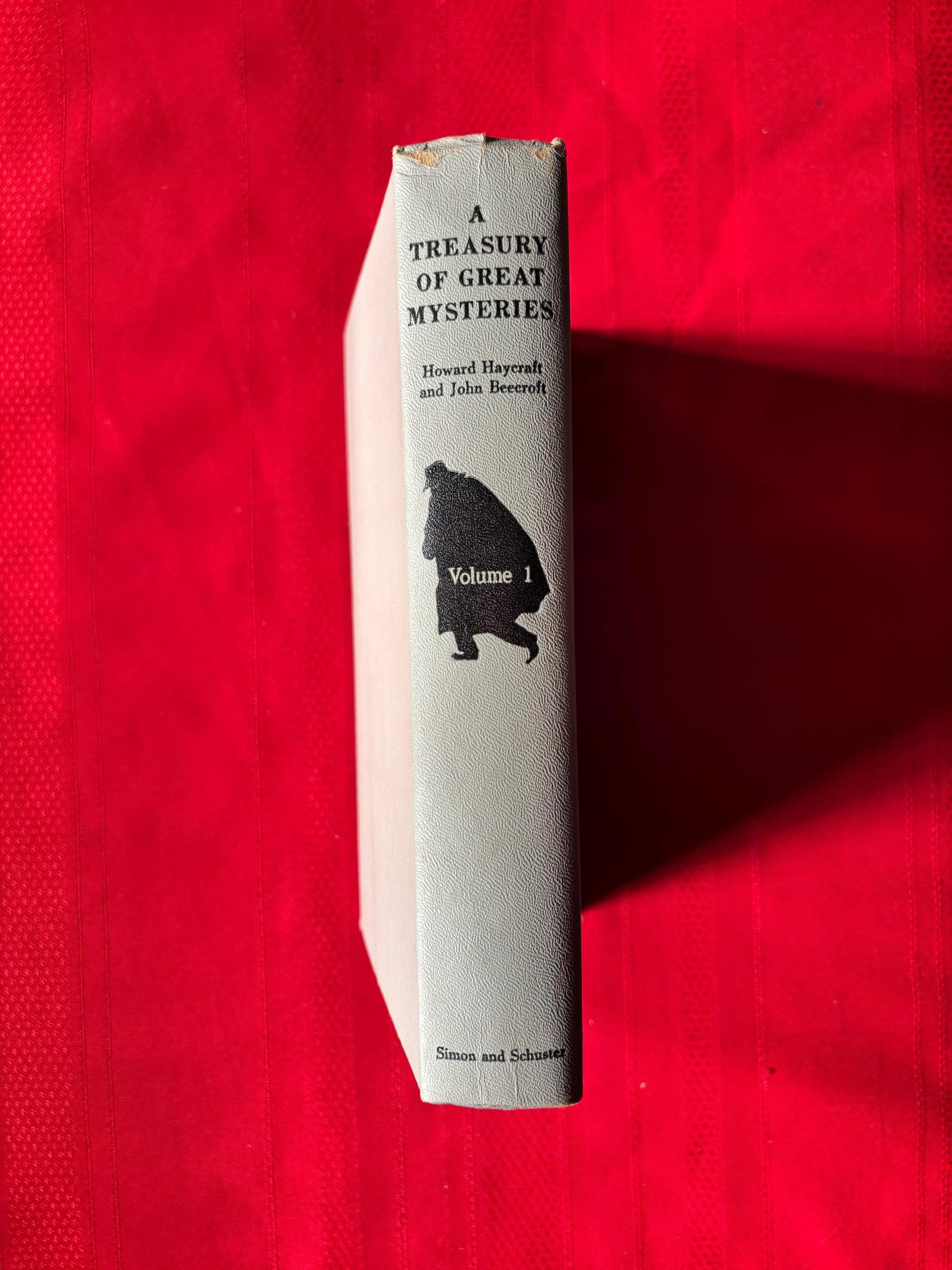 A Treasury of Great Mysteries, Edited by Howard Haycraft and John Beecroft, Hardcover Book, 1957, Volume 1, Book of Short Stories, - image 3