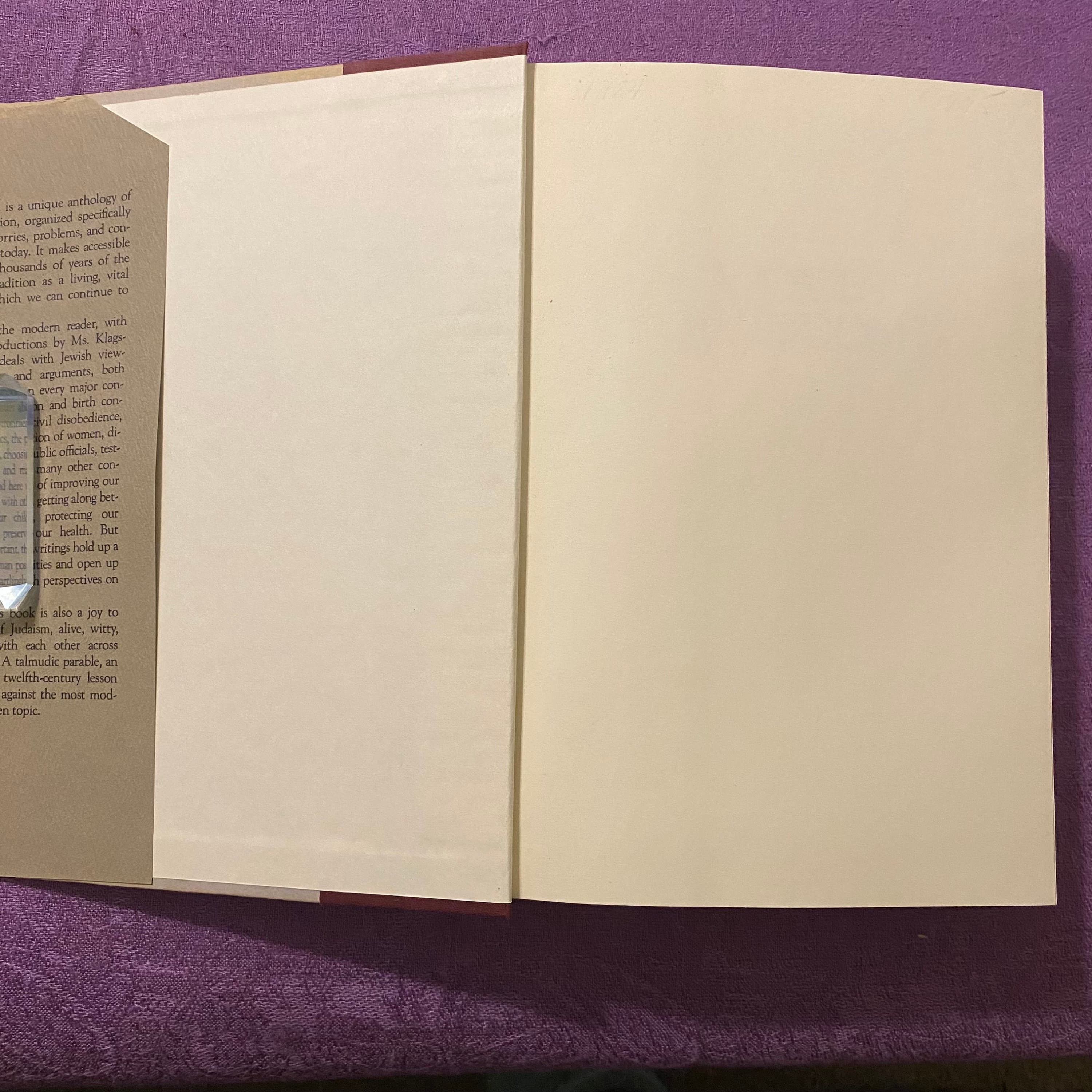 Voices of Wisdom, Jewish Ideals and Ethics for Everyday Living, by Francine Klagsbrun, Stated First Edition, Hardcover Book, 1980 - image 5