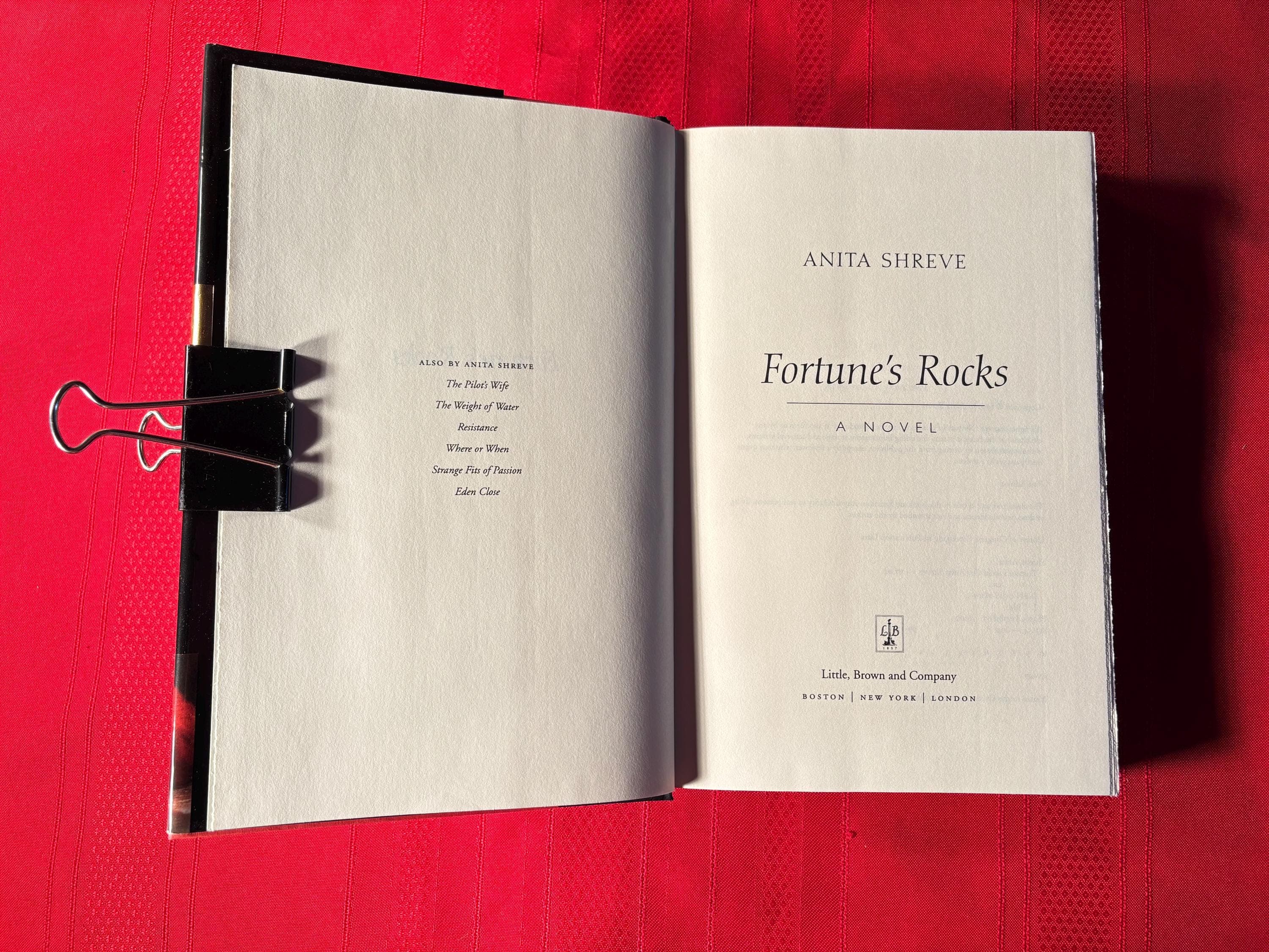 Anita Shreve Book Bundle, 3 Hardcover Books, Fortune's Rocks, The Last Time They Met, A Wedding in December, 2000's - image 5
