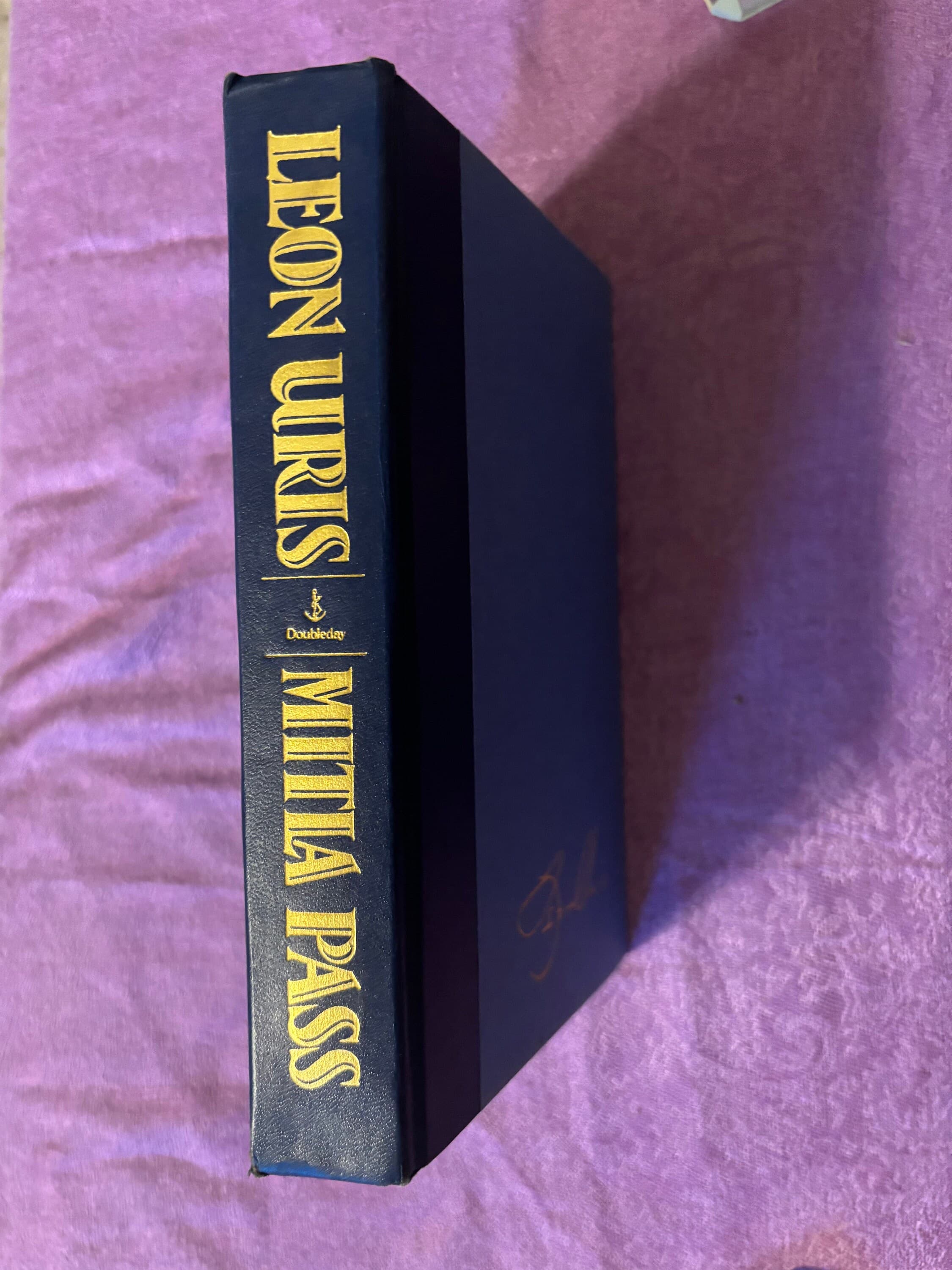 Mitla Pass, a Novel by Leon Uris, Hardcover Book, 1988 - image 5