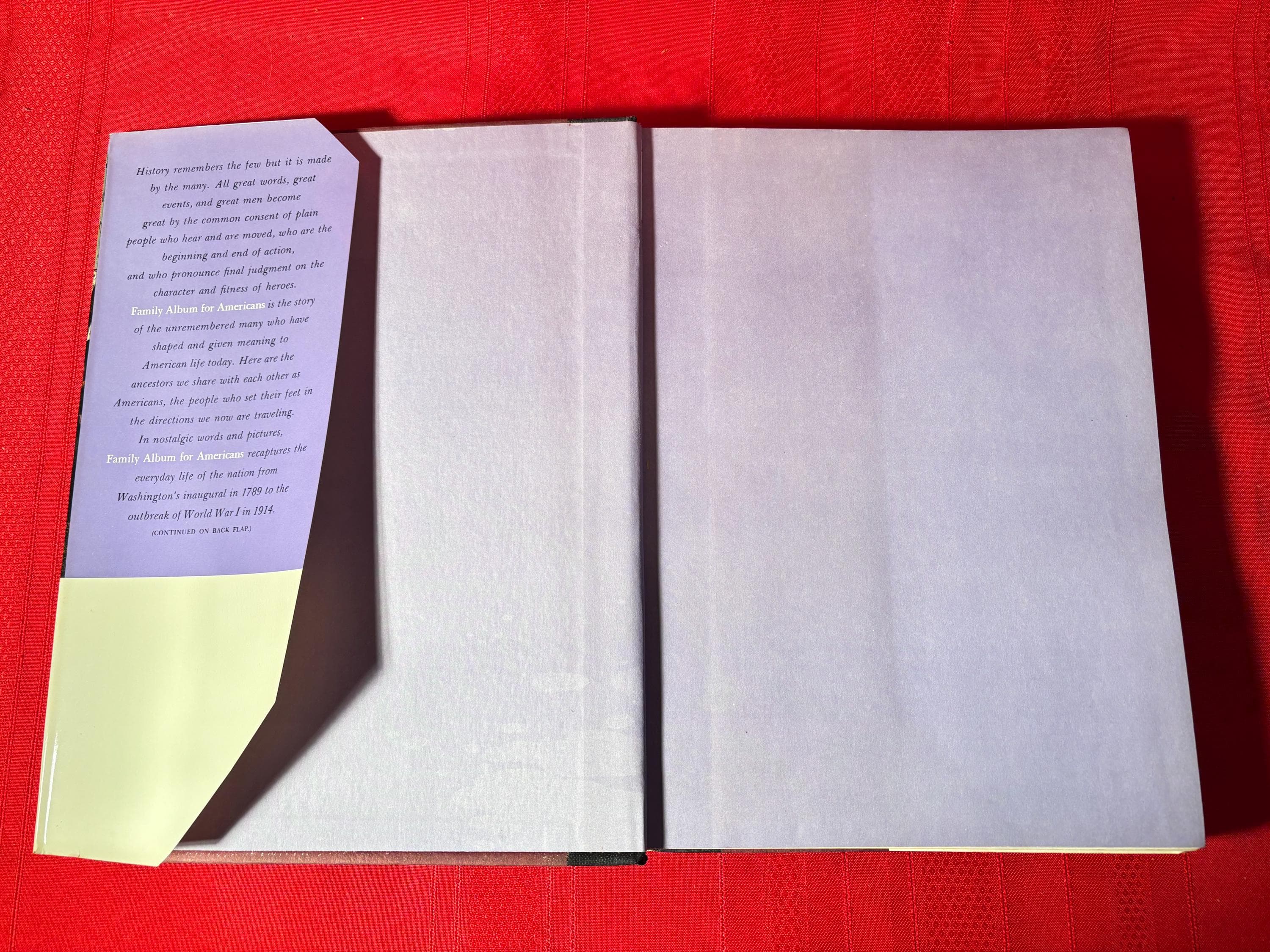 Family Album for Americans, A Nostalgic Return to the Venturesome Life of America's Yesterdays, by Michael & Vera Kraus, Hardcover Book, - image 5