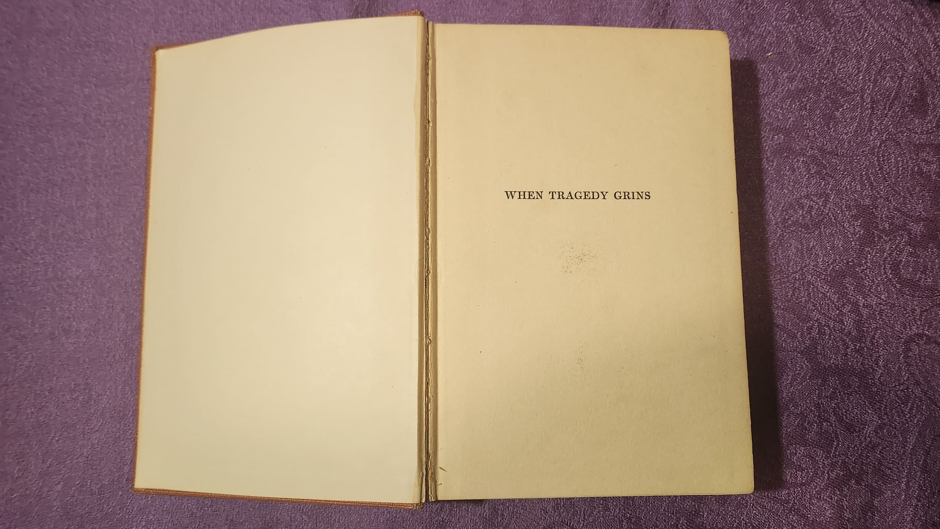 When Tragedy Grins, by Grace Miller White, First Edition, Hardcover Book, 1912 - image 5