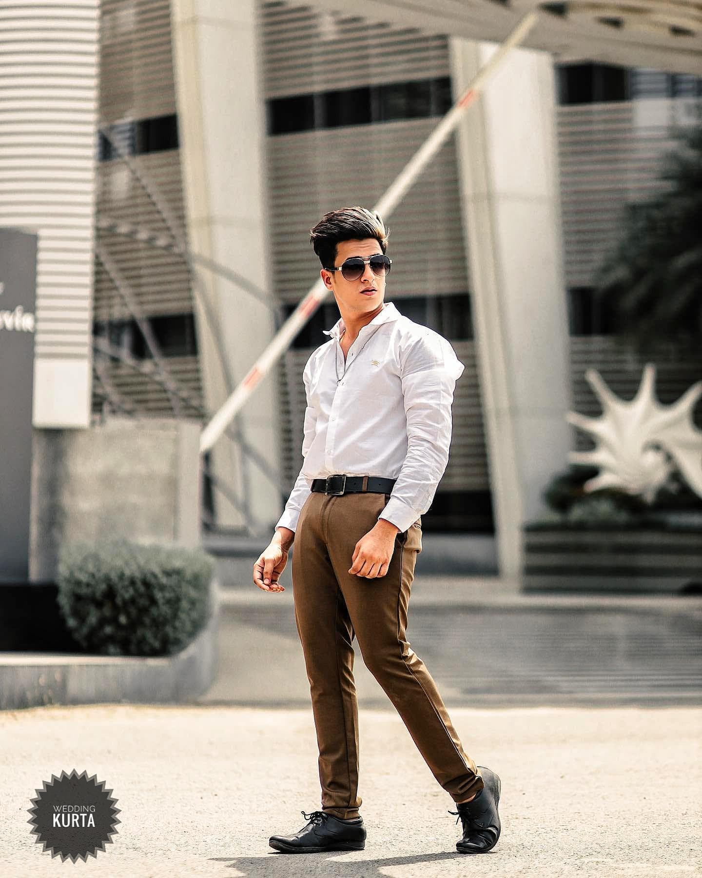 Formal Indian Shirt: Men's White Organic Cotton Long Sleeve - image 3
