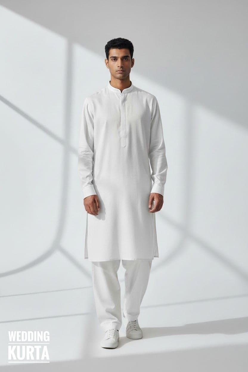 Men's Grey Eid Special Men Kurta Pajama – Traditional Islamic Clothing for Ramadan & Friday Prayer - image 5