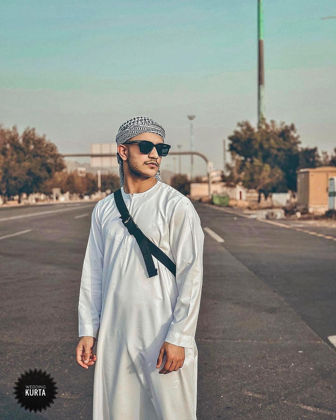 Handmade Cotton Men's Jubba: White Muslim Thobe - image 3
