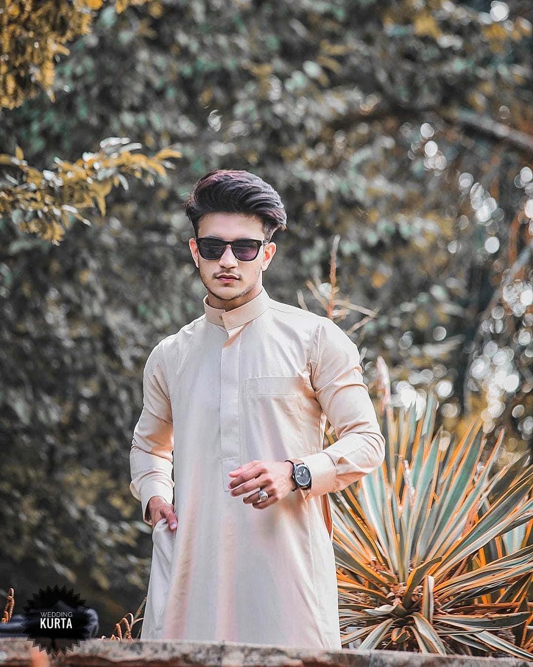 Handmade Beige Cotton Jubba Thobe: Islamic Menswear - image 3