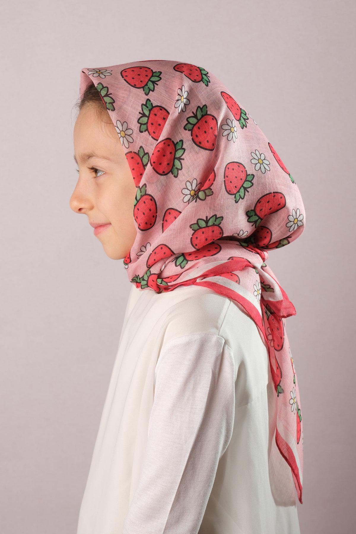 Toddler Headscarf for Summer, Children’s Cotton Summer Hijab, Lightweight Summer Headwrap for Girls,Summer Hat and Headwrap for Kids - image 4