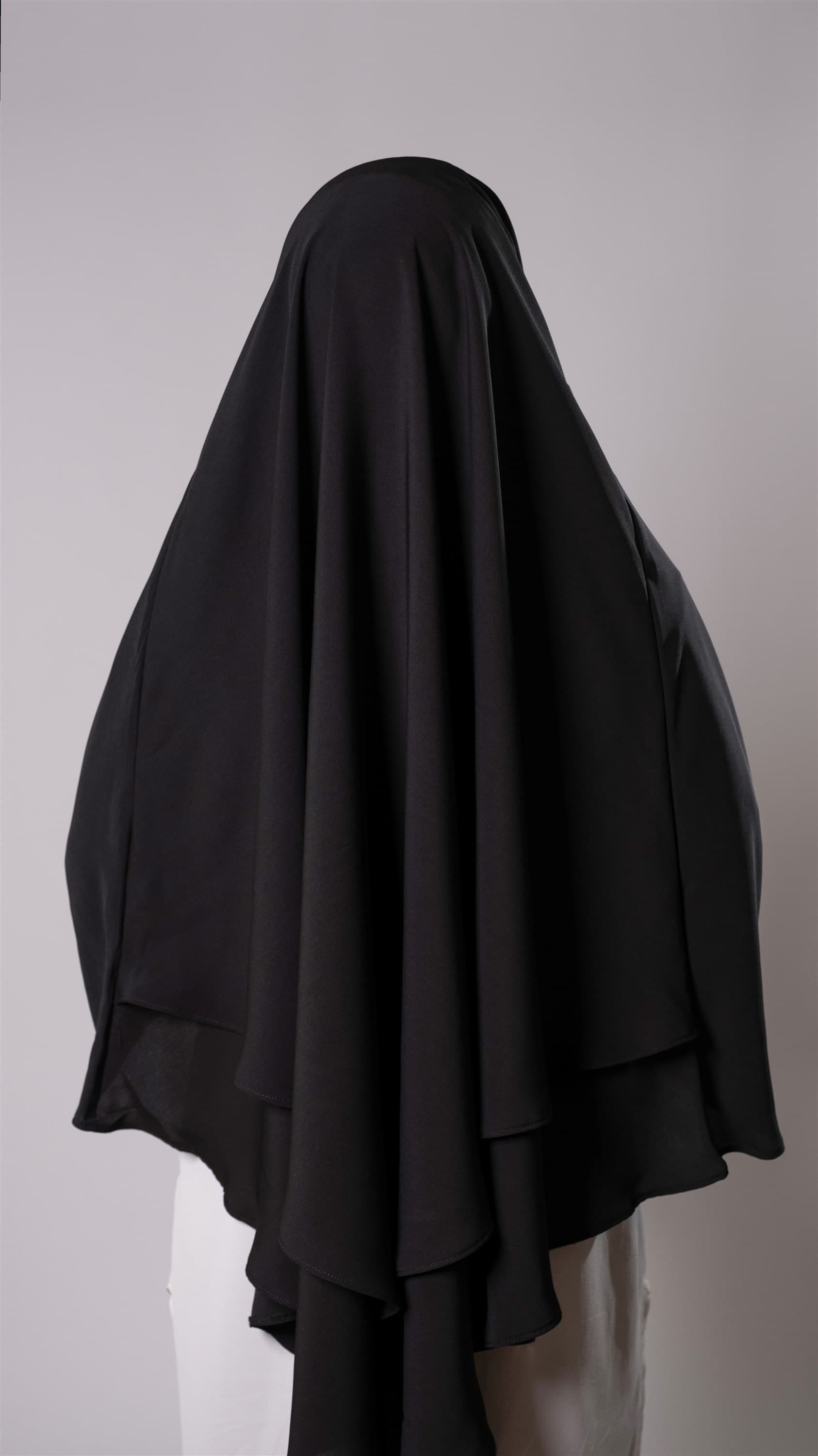 Modesty Redefined: Practical Ready-to-Wear Double-Layered Medina Silk Hijab, Gift For Women