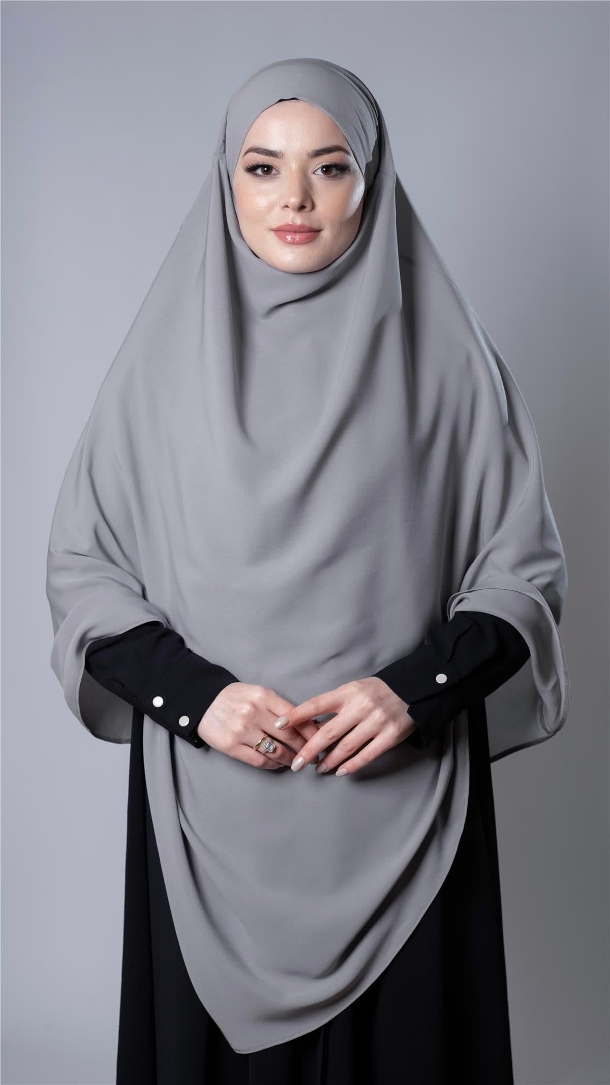 Ready-to-Wear Chiffon Hijab with Bonnet | Elegant Three-Band Headscarf for Women, Modest Fashion - image 4