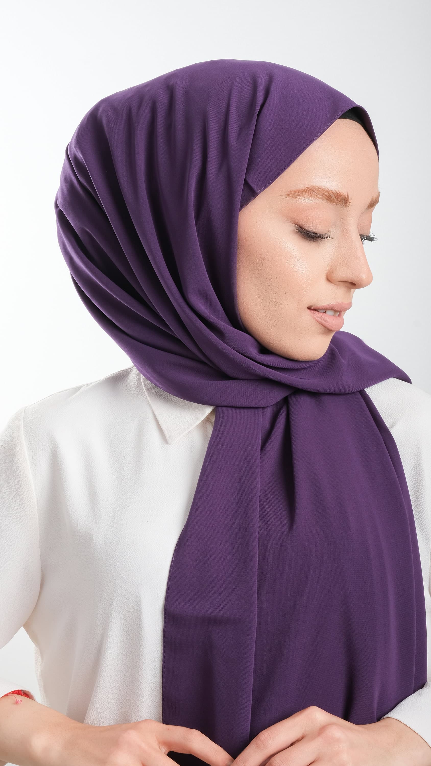 Medina Silk Hijabs - Stylish Premium Scarves for Women - Chic Modest Fashion - Medina Silk Shawls and Wraps - Luxurious Hijab Dress Fashion - image 3