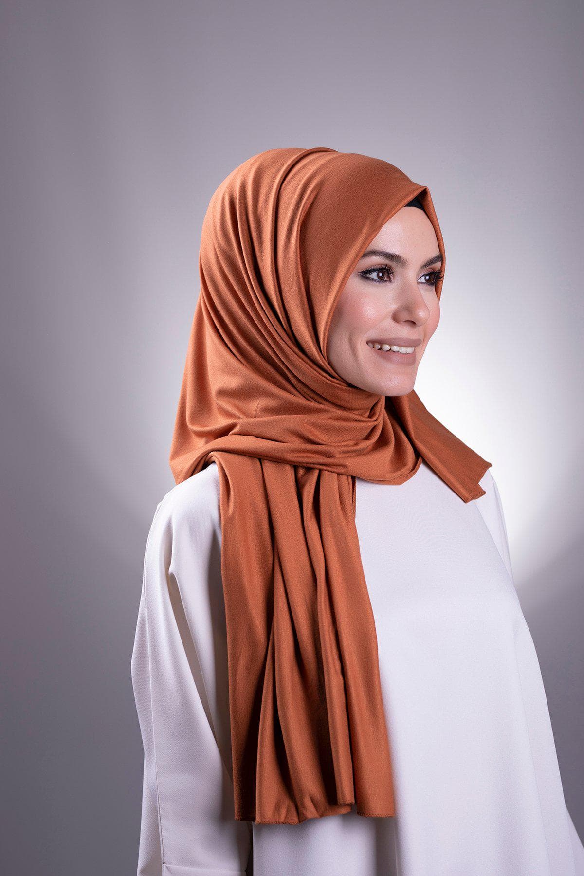 Soft Viscose Hijab for Women | Stretchy Lycra Jersey Shawl | Modest Fashion Headscarf in Various Colors, Hijab Scarf - image 4
