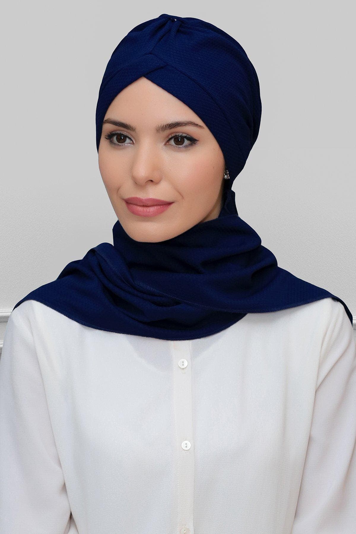 Fashionable Hijab Scarf for Women, Practical Honeycomb Bonnet Cap, Winter Accessories for Women, - image 5