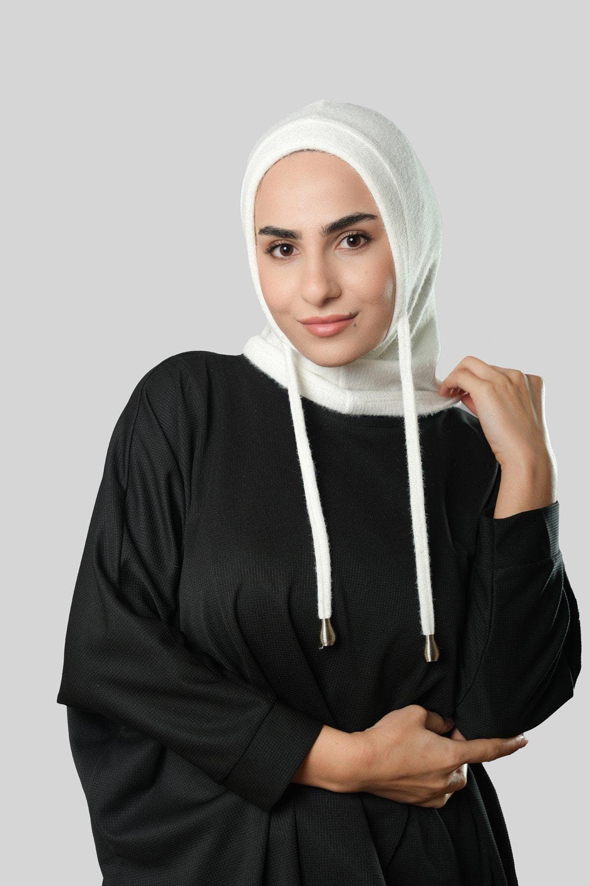 Drawstring Plush Balaclava with Neck Cover | Warm Jakar Design for Winter in Assorted Colors, Cozy Winter Hat and Scarf Combo