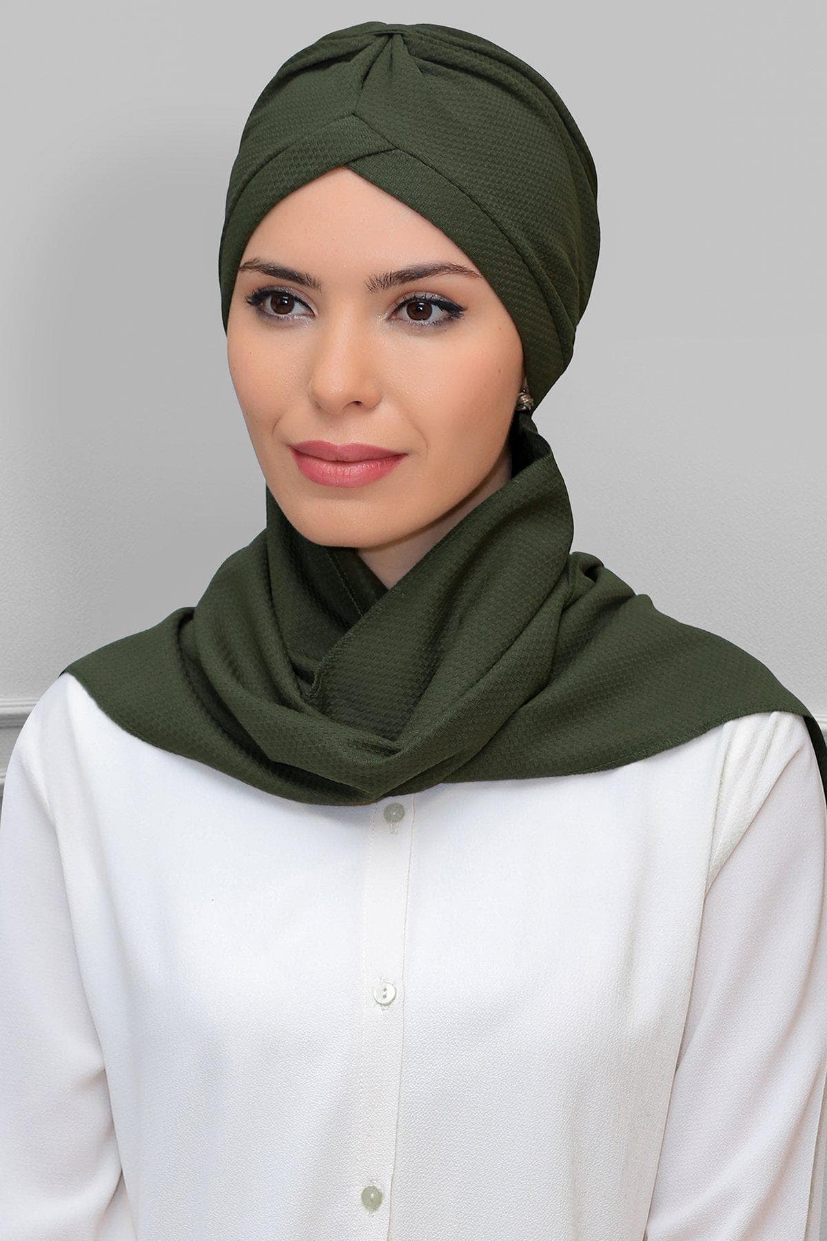 Fashionable Hijab Scarf for Women, Practical Honeycomb Bonnet Cap, Winter Accessories for Women,