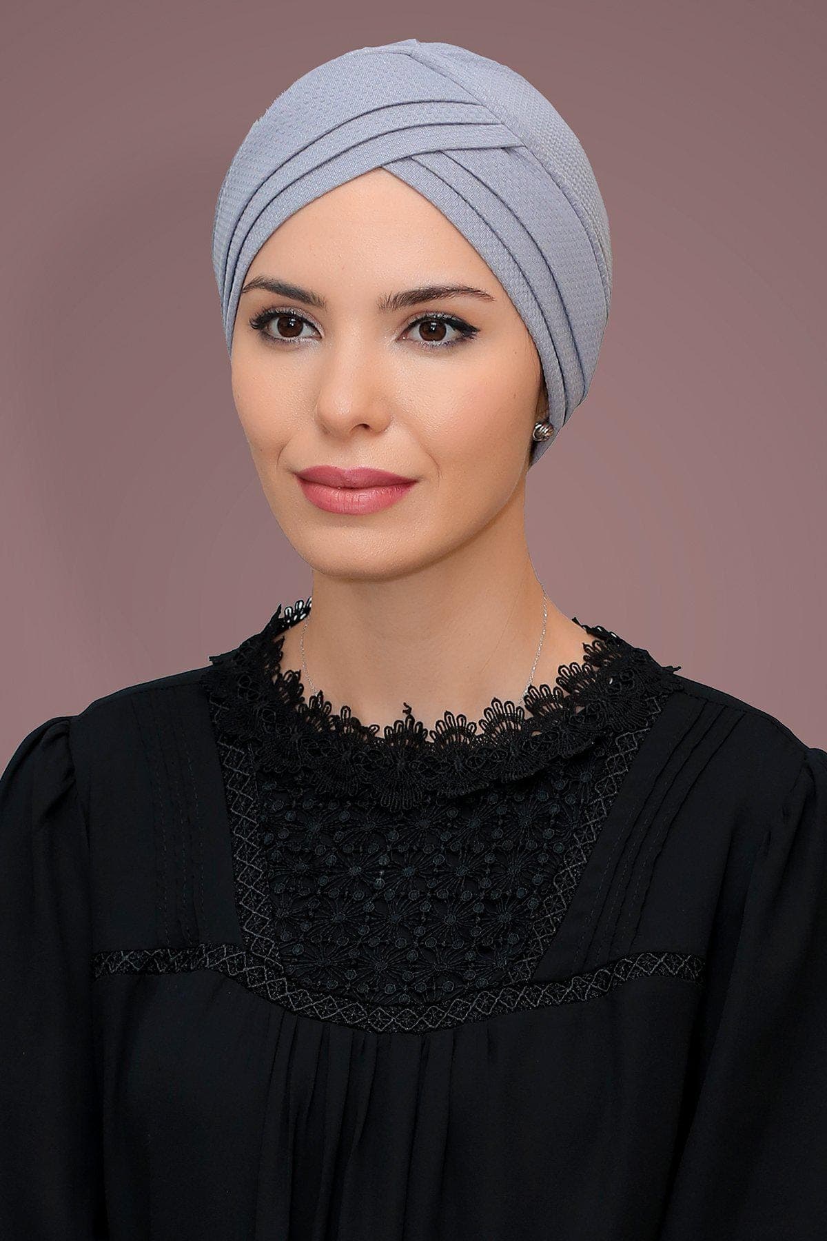 Crossed Honeycomb Bonnet Cap for Women | Stylish Winter Headwear in Green, Bordo, Gray, Blue, Black - image 3