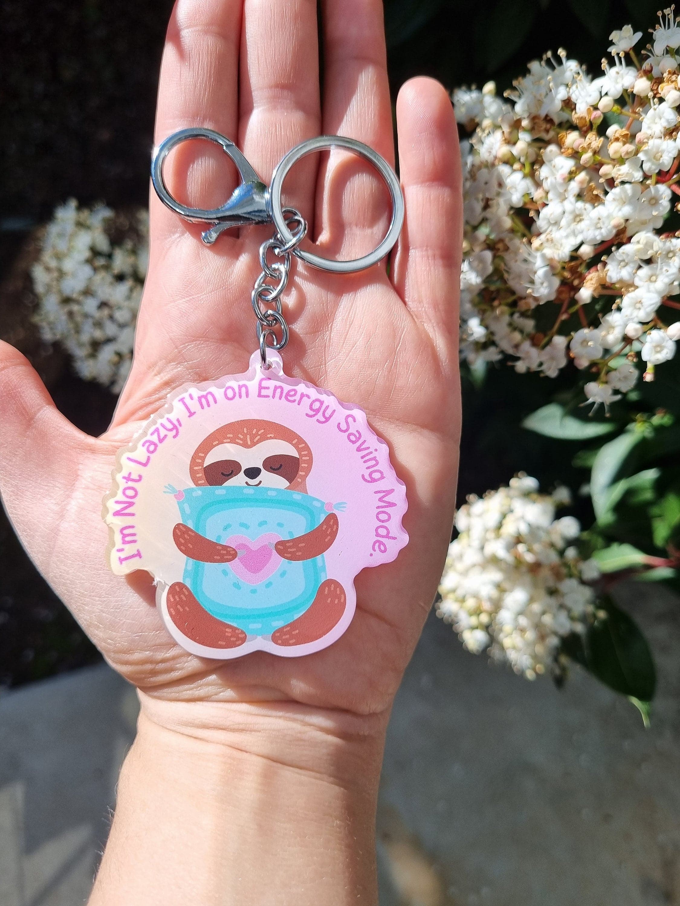 Colorful Sloth Keychain: Funny Accessory for Keys, Bags - image 3