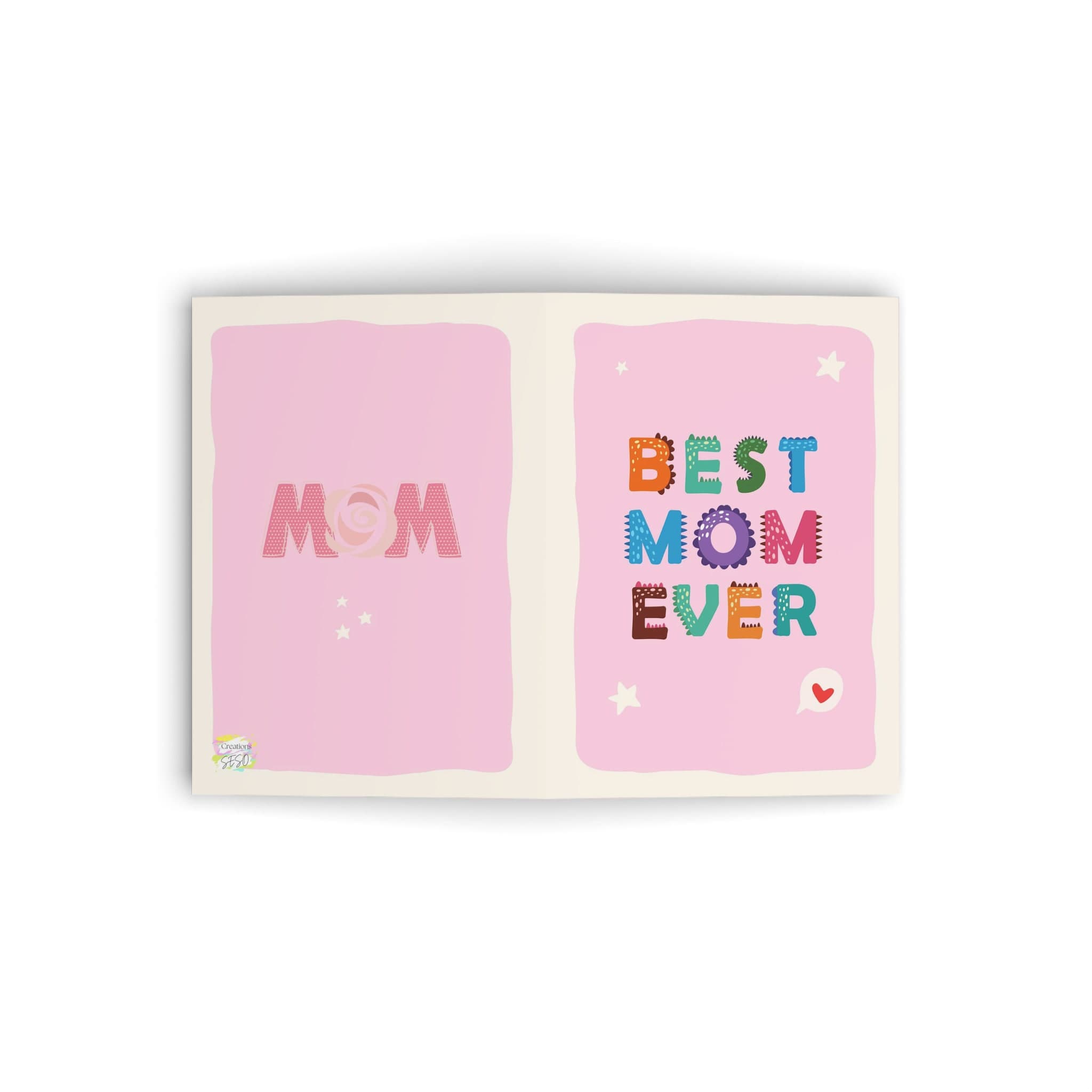 Mother's day greeting card, Best Mum Ever - image 5