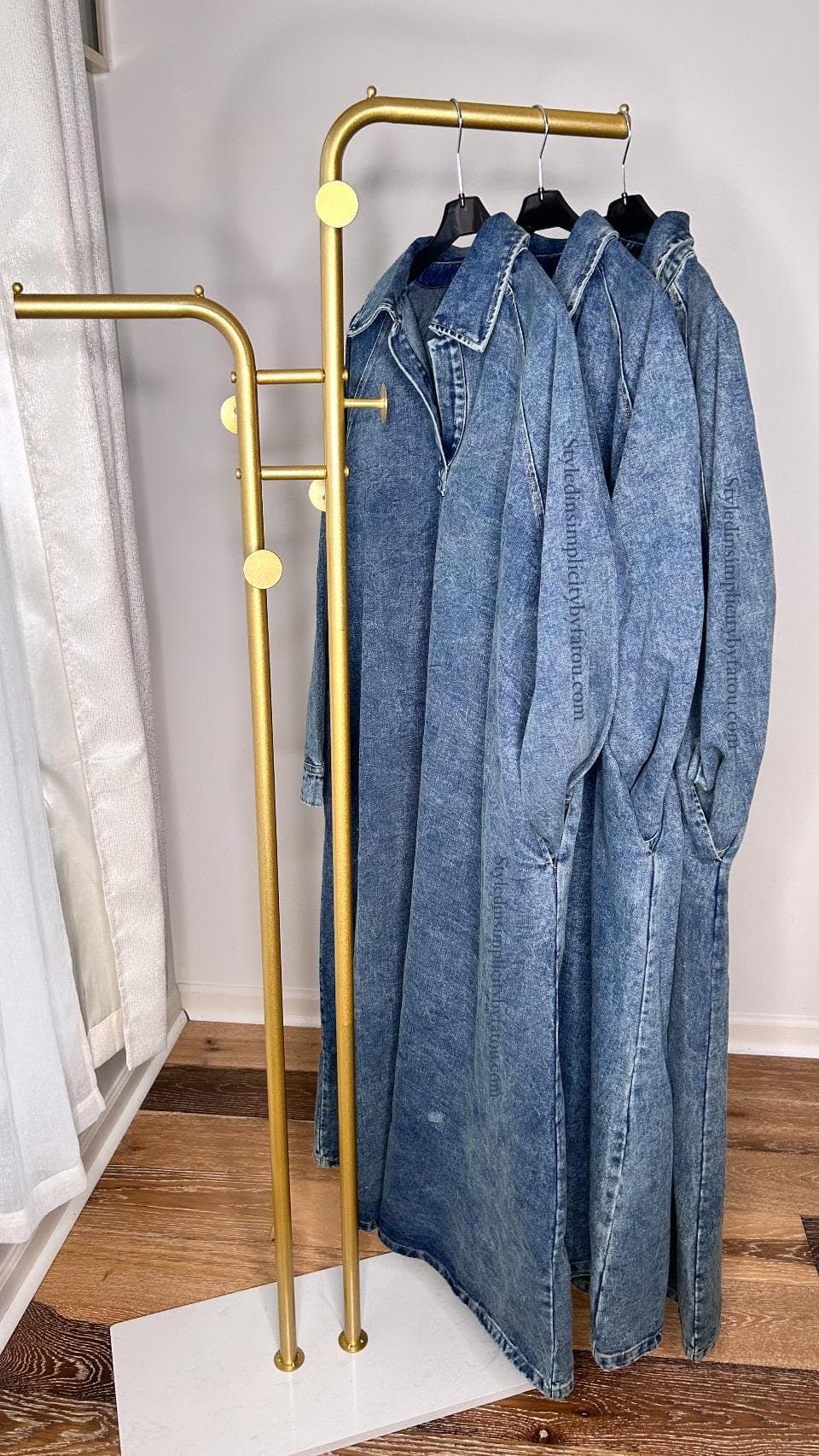 Denim Jean Abaya Modest Dress | Long Maxi Denim Abaya | Modest Denim Dress for Women | Everyday Casual Islamic Dress - image 5