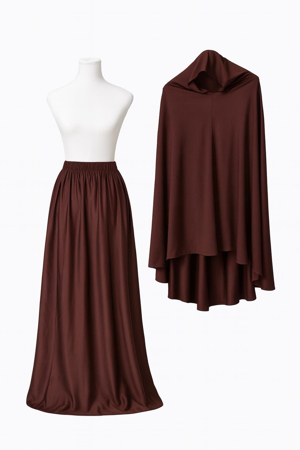 Khimar Skirt Set Modest Outfit | Ramadan Eid Prayer Wear | Muslim Women Khimar & Maxi Skirt Set | Umrah Hajj Modest Clothing - image 3