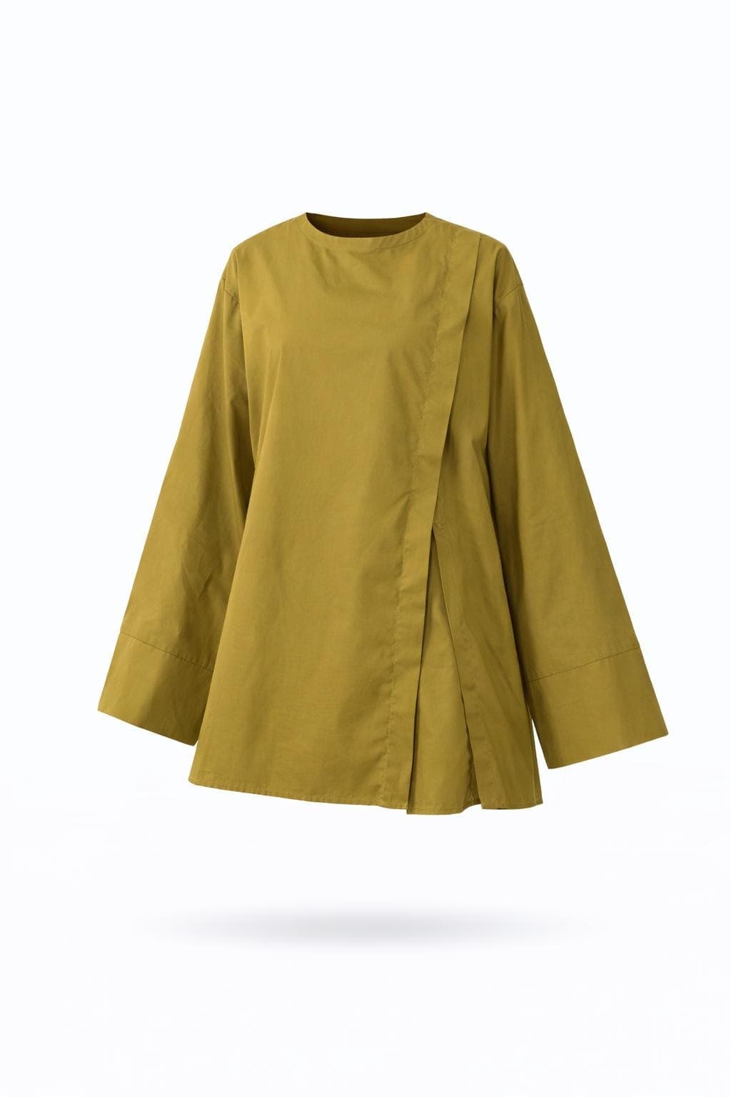 Modest Muslim Women Cotton Top | Oversized Loose Fit Tunic Blouse | Hijab Friendly Long Sleeve Shirt | Islamic Modest Clothing