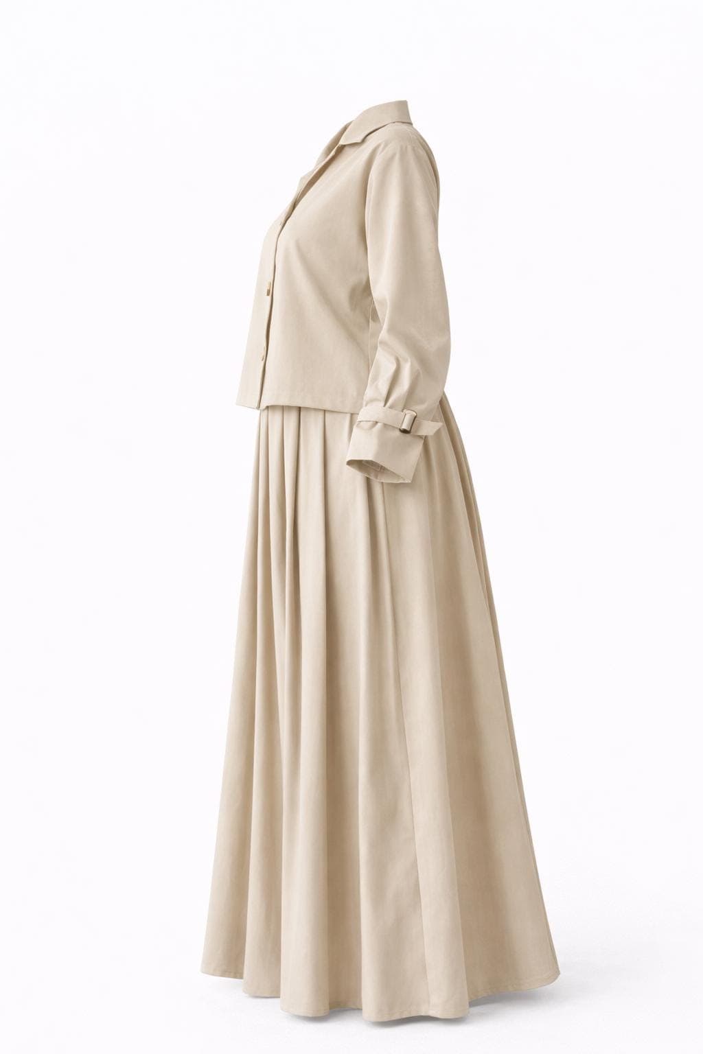 Modest Two Piece Set • Elegant Jacket & Maxi Dress Set • Modest Clothing Women • Chic Abaya Set • Long Sleeve Modest Outfit • Eid Ramadan