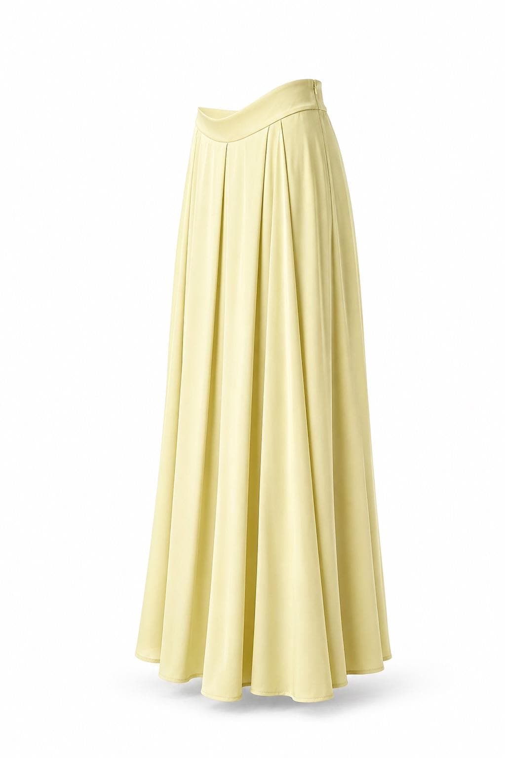 Modest Maxi Skirt High Waist Pleated Skirt Women Long Flowing Skirt A Line Elegant Muslim Skirt Summer Skirt Minimalist Skirt - image 4
