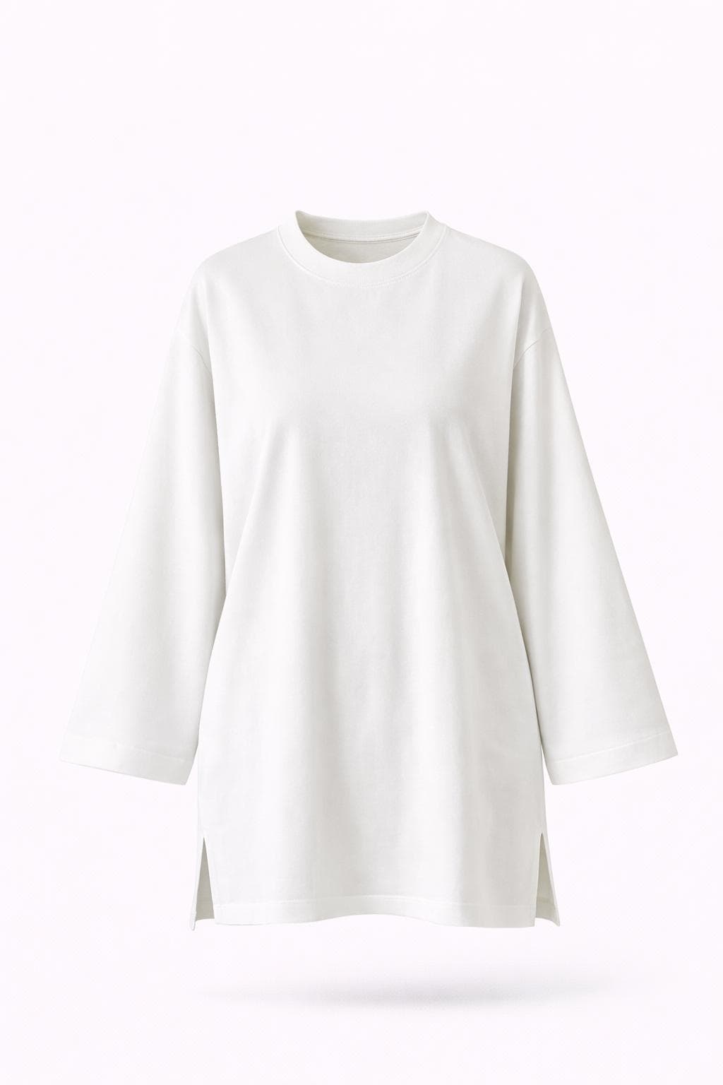 Modest Cotton Oversized Shirt Women | Long Sleeve Loose Tunic Top | Lightweight Summer Modest Clothing | Muslim Abaya Style Top | abaya top