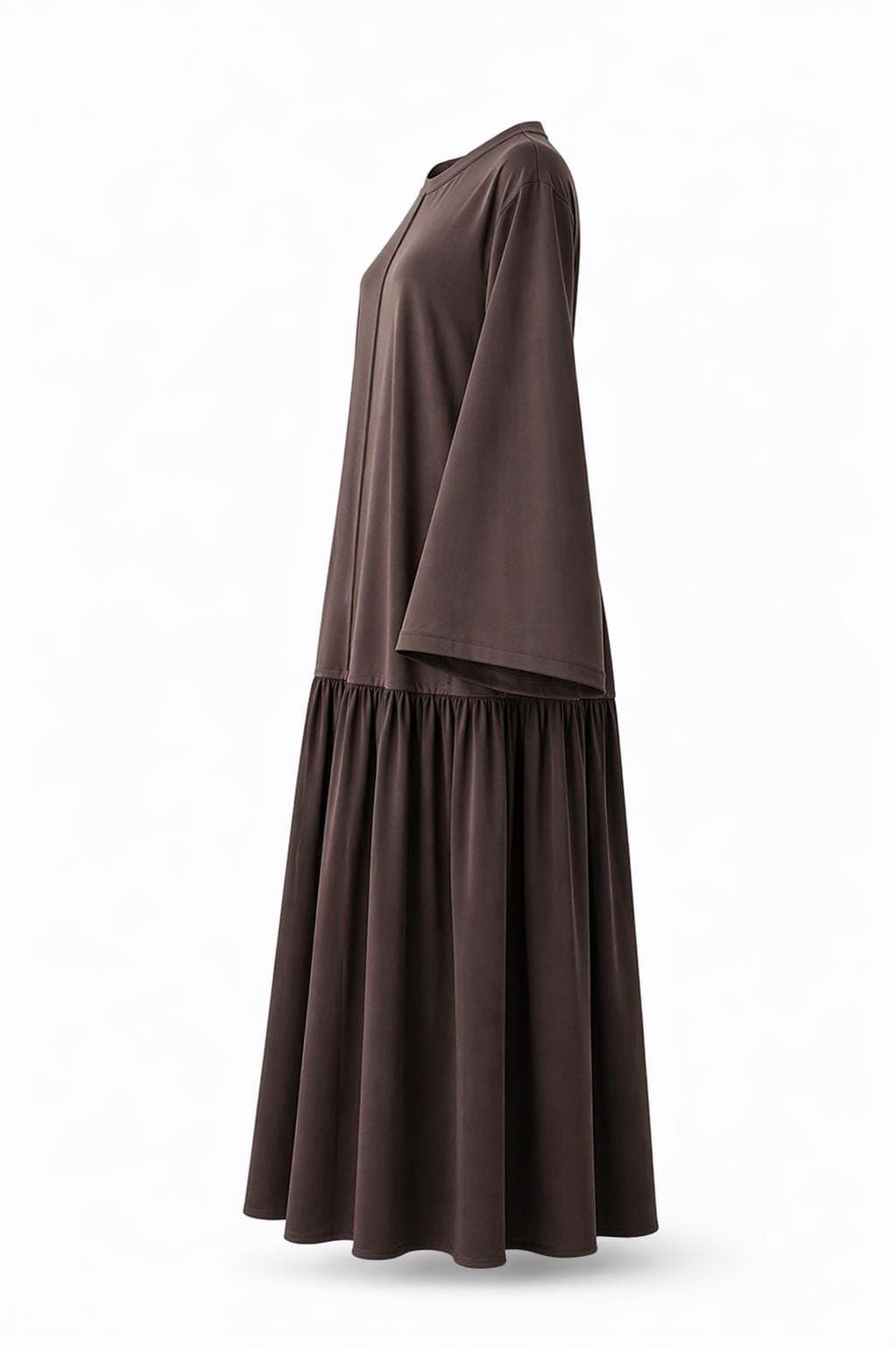 Modest Cotton Maxi Abaya Dress | Loose Fit Long Sleeve Muslim Dress | Summer Lightweight Modest Maxi Dress | Casual Oversized Abaya | Minima