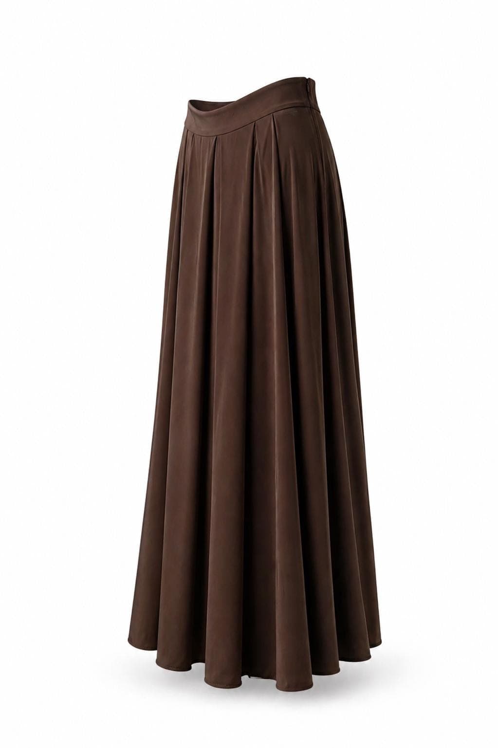 Modest Maxi Skirt High Waist Pleated Skirt Women Long Flowing Skirt A Line Elegant Muslim Skirt Summer Skirt Minimalist Skirt - image 5